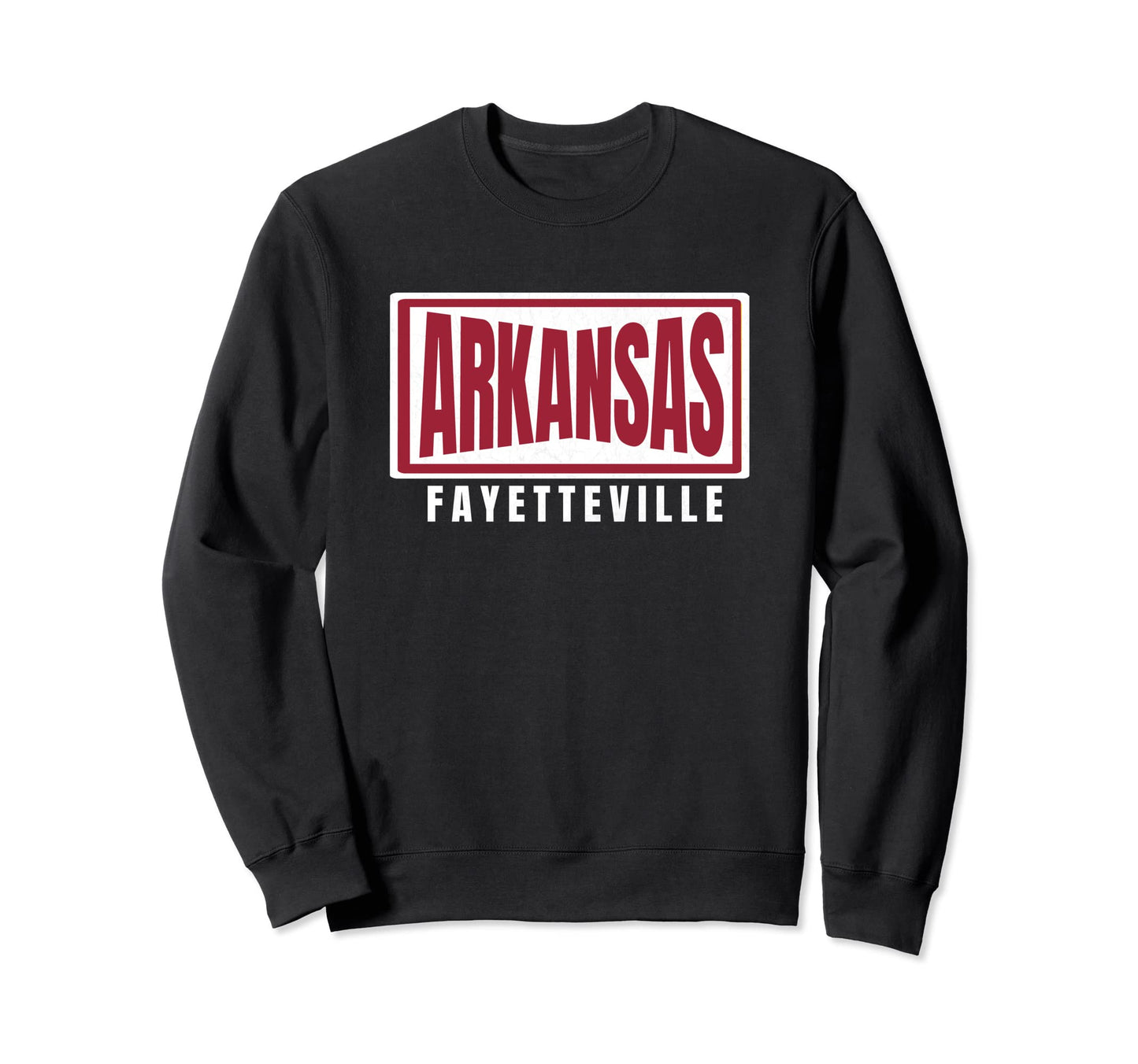 Fayetteville Red White Striped Sweatshirt - Novelty Apparel Unisex - T-Shirt, Sweatshirt, Hoodie