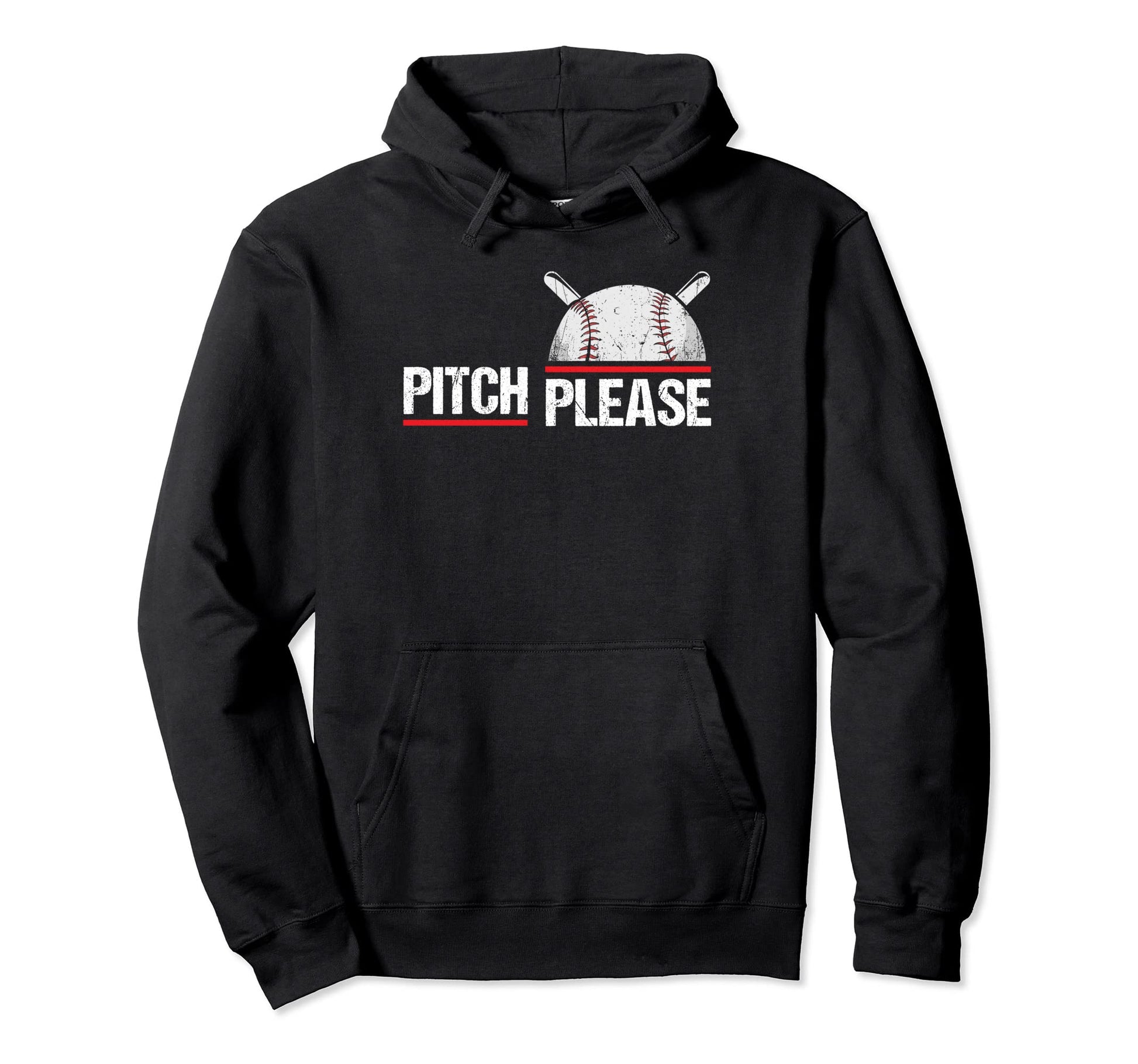 Funny Pitch Please Baseball Player And Hoodie - Custom Art Print Men Women - T-Shirt, Sweatshirt, Hoodie