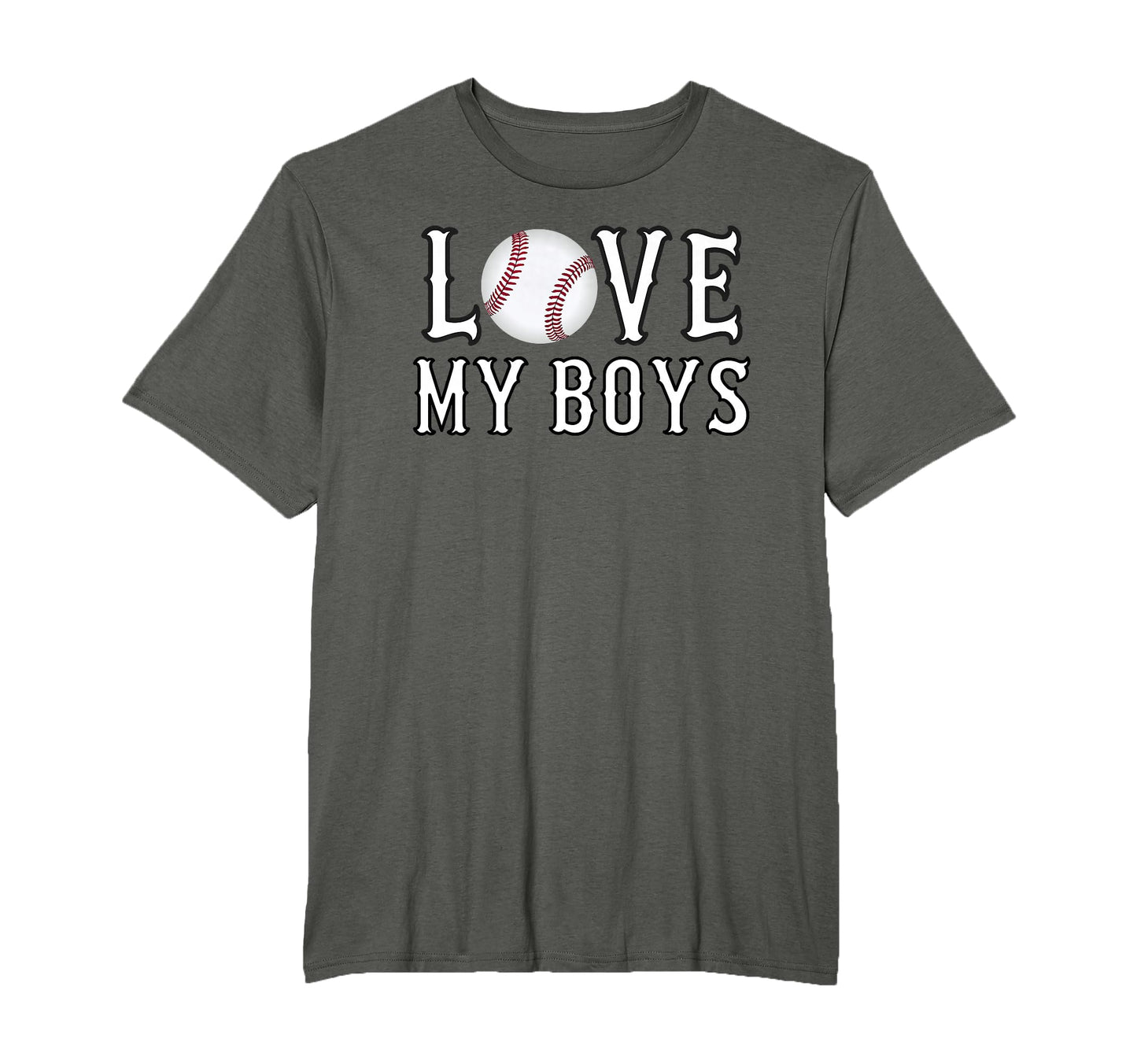 Baseball Mom I Love My Baseball Moms T-Shirt - Streetwear Style Men Women - T-Shirt, Sweatshirt, Hoodie