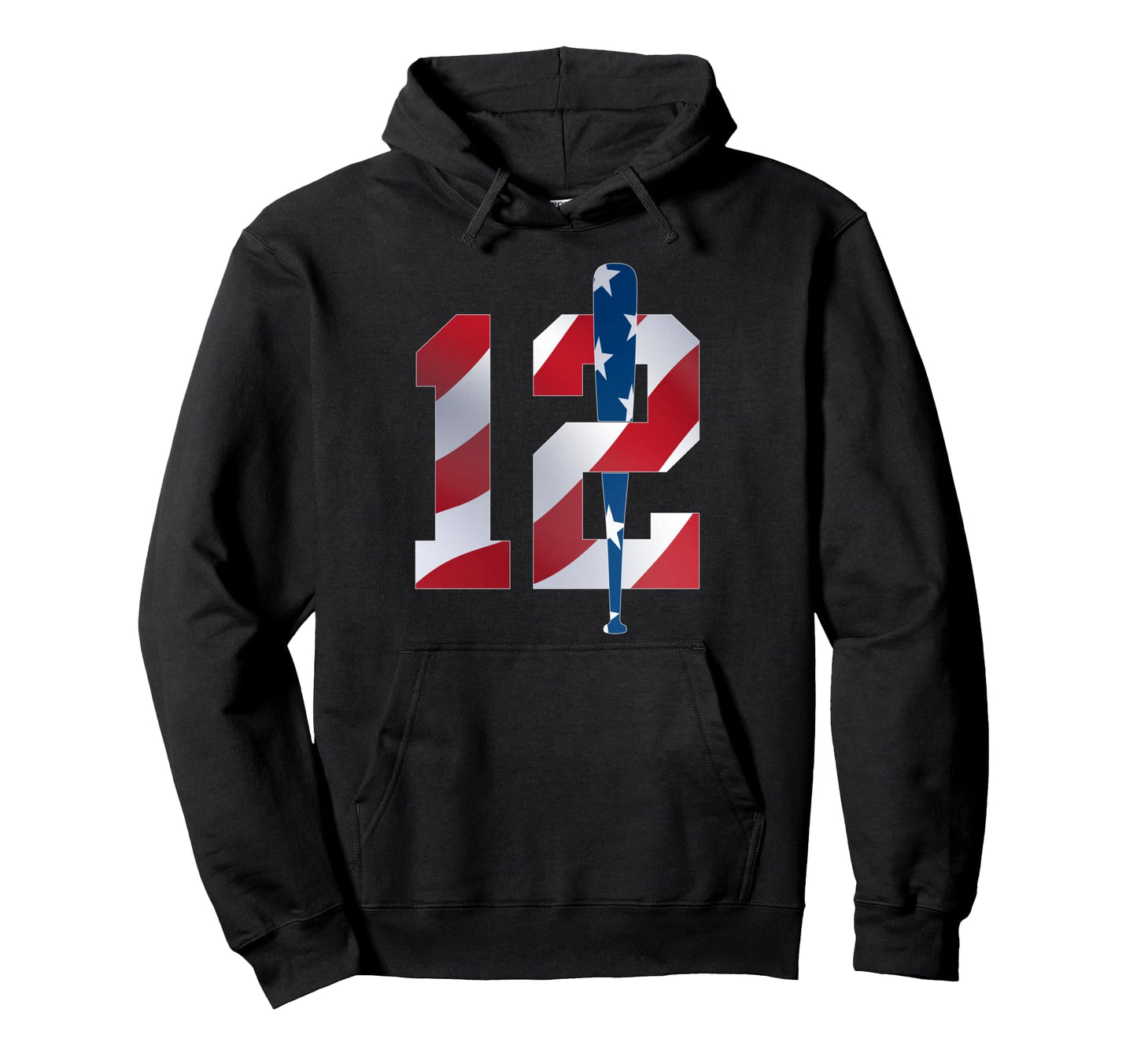 Number 12 Years Baseball 12Th Birthday Hoodie - Aesthetic Graphic Men Women - T-Shirt, Sweatshirt, Hoodie