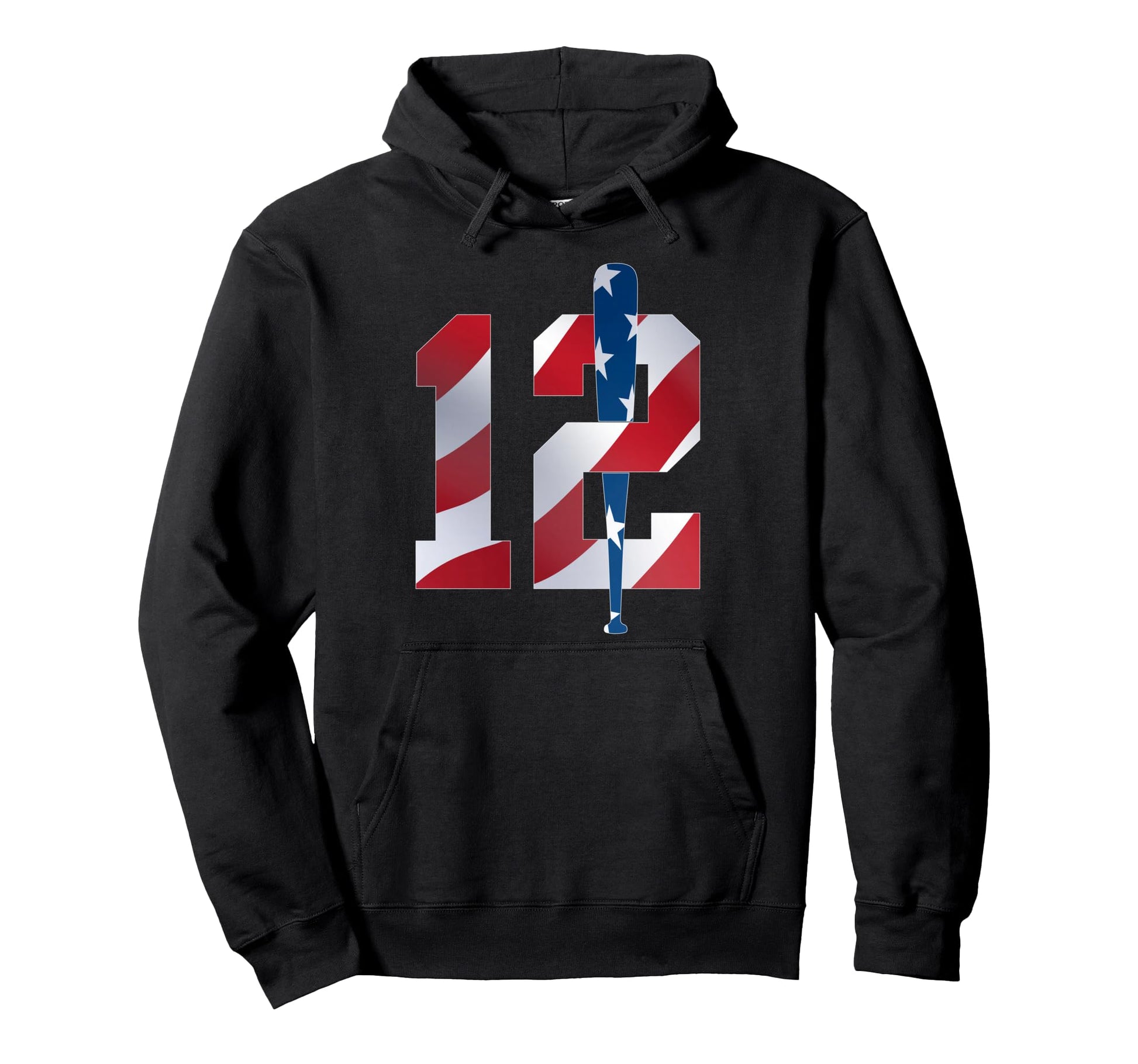 Number 12 Years Baseball 12Th Birthday Hoodie - Aesthetic Graphic Men Women - T-Shirt, Sweatshirt, Hoodie