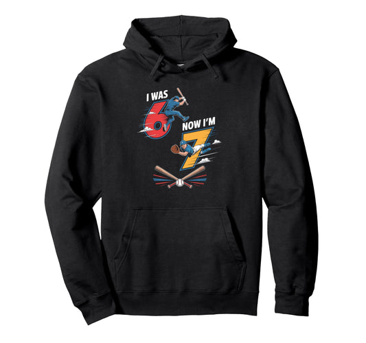 Awesome Baseball Themed Seventh Hoodie - Fun Novelty Design for Adults - T-Shirt, Sweatshirt, Hoodie