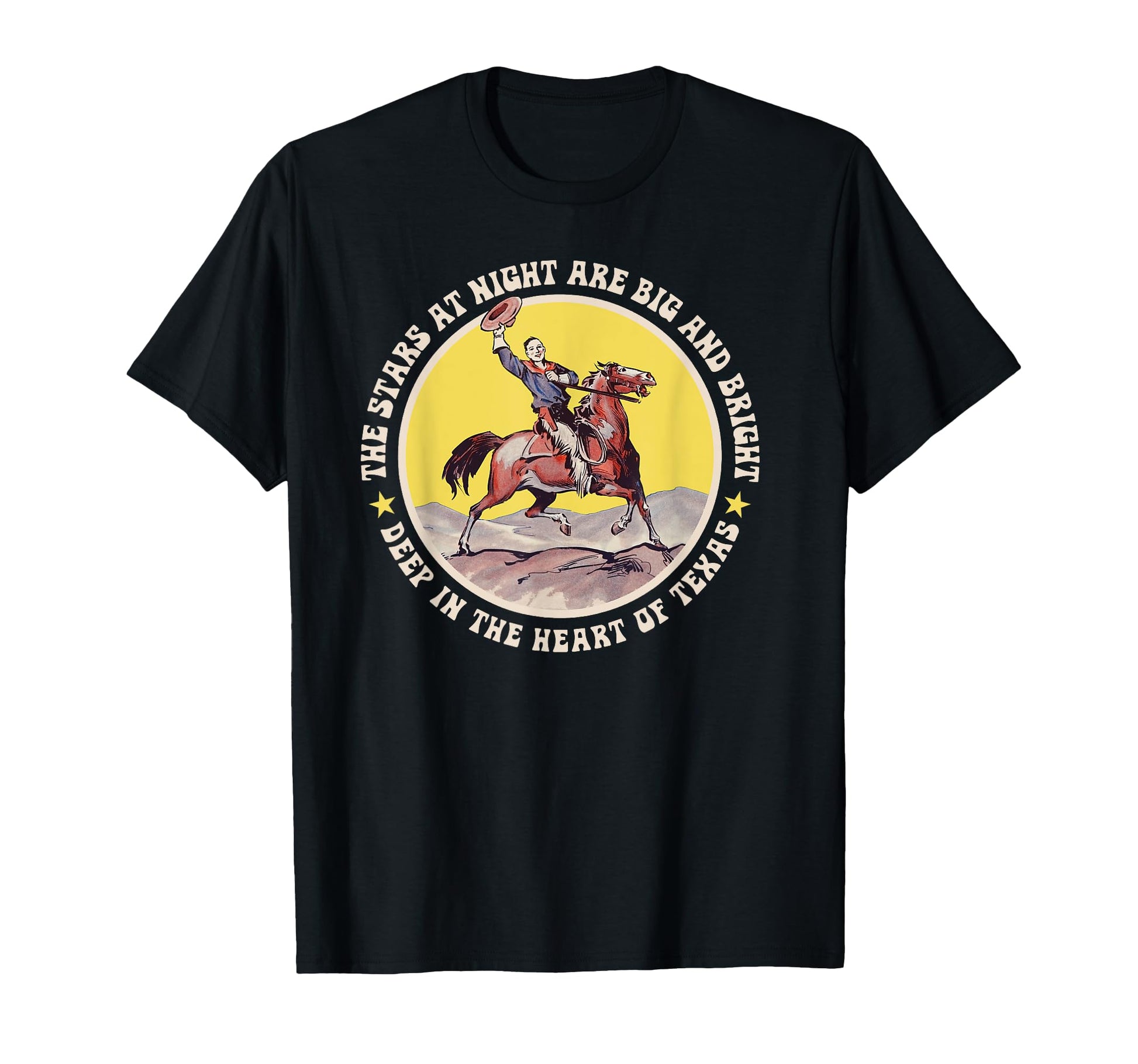 Texas Stars Night Deep Heart Cowboy Tpa T-Shirt - Unique Graphic Unisex - T-Shirt, Sweatshirt, Hoodie