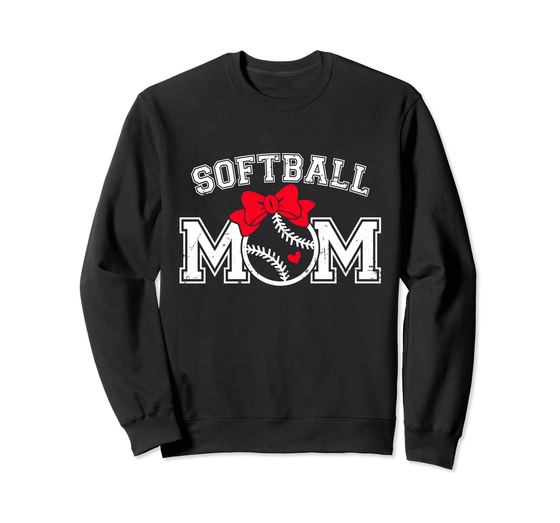 Softball Mom Baseball Love Sweatshirt - Custom Art Print for Adults - T-Shirt, Sweatshirt, Hoodie