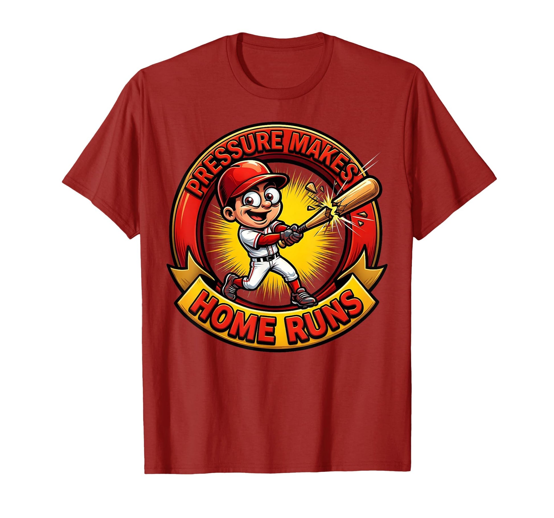 Baseball Drip Pressure Makes T-Shirt - Casual Everyday Wear for Adults - T-Shirt, Sweatshirt, Hoodie