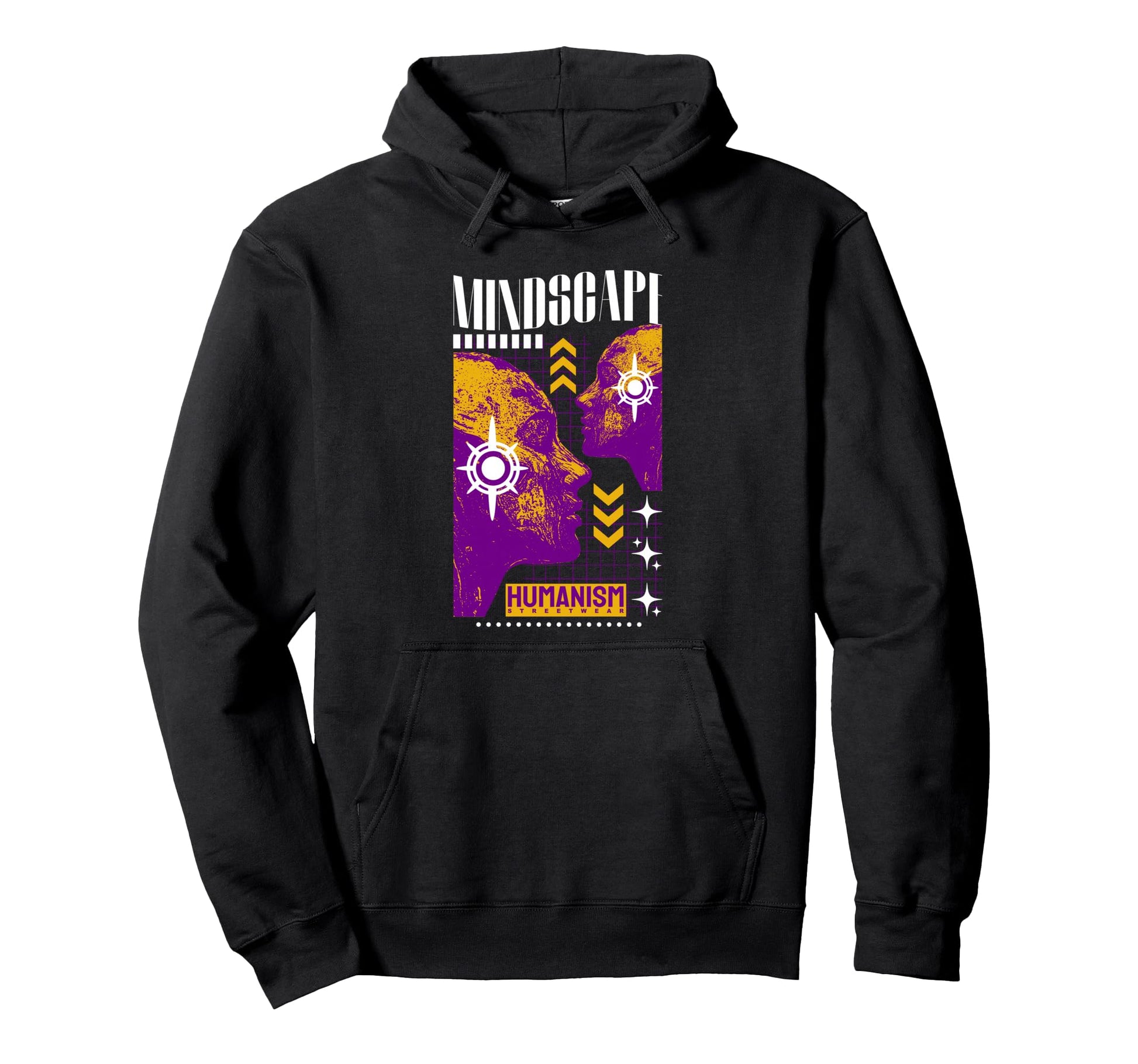 Y2K Mindscape Bold Urban Graffiti Hoodie - Fun Novelty Design Unisex - T-Shirt, Sweatshirt, Hoodie