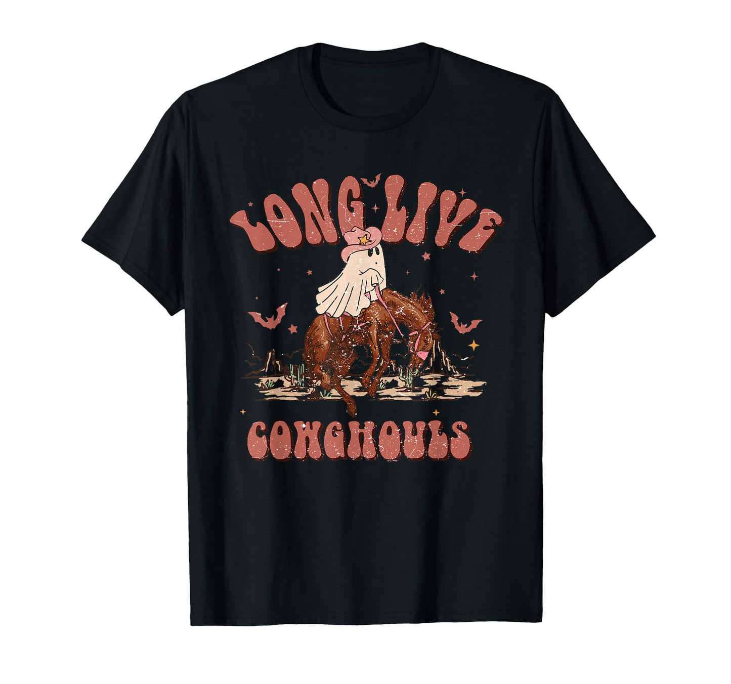 Halloween Western Cowgirl Cowghouls T-Shirt - Aesthetic Graphic Men Women - T-Shirt, Sweatshirt, Hoodie