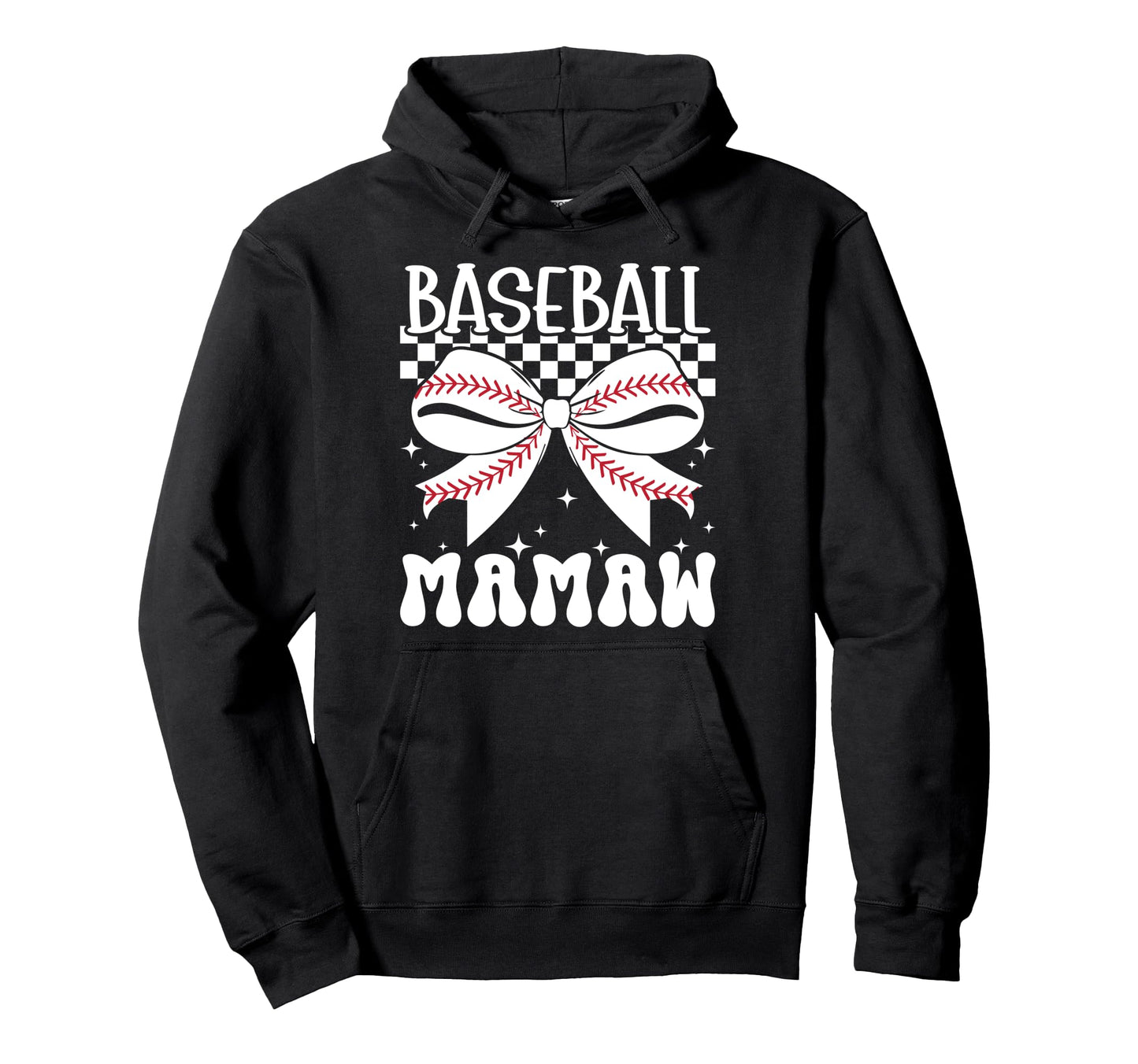 Baseball Mamaw Coquette Mamaw Baseball Hoodie - Minimalist Print Unisex - T-Shirt, Sweatshirt, Hoodie