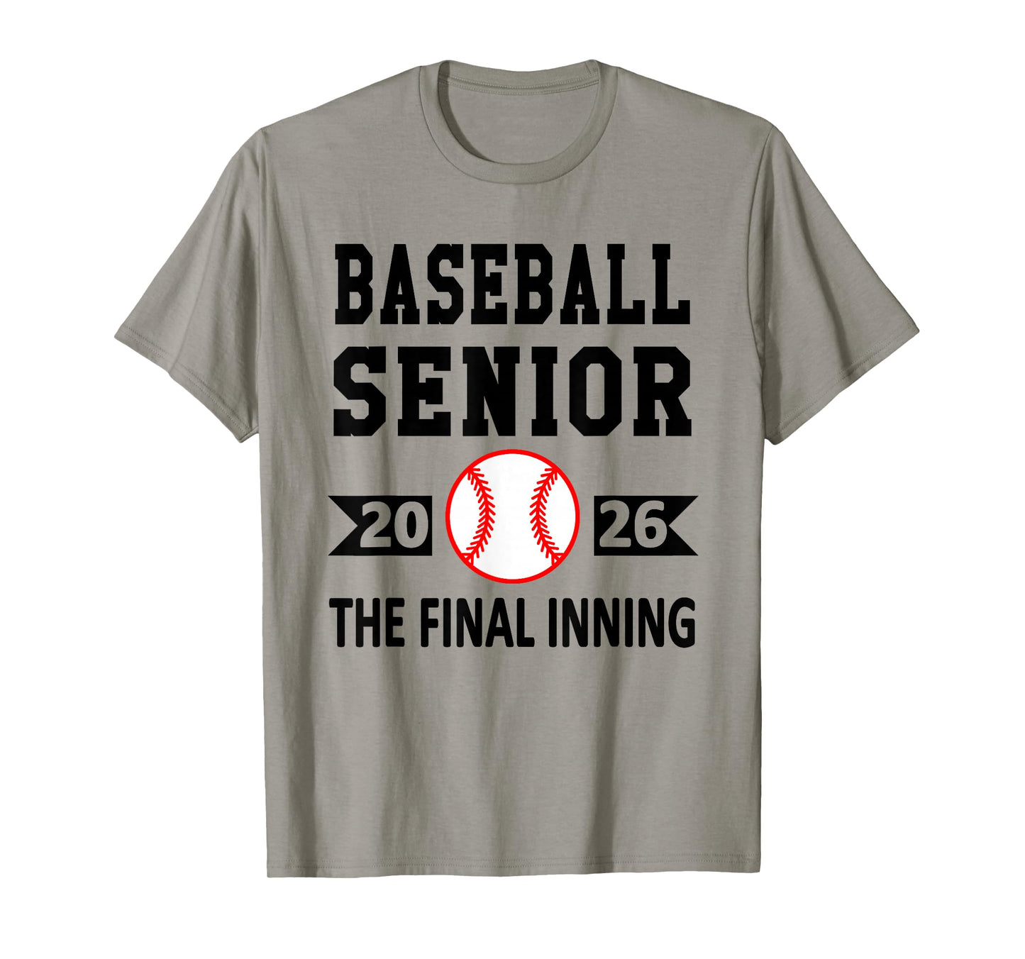 Senior Class 2026 Baseball Senior T-Shirt - Aesthetic Graphic for Adults - T-Shirt, Sweatshirt, Hoodie