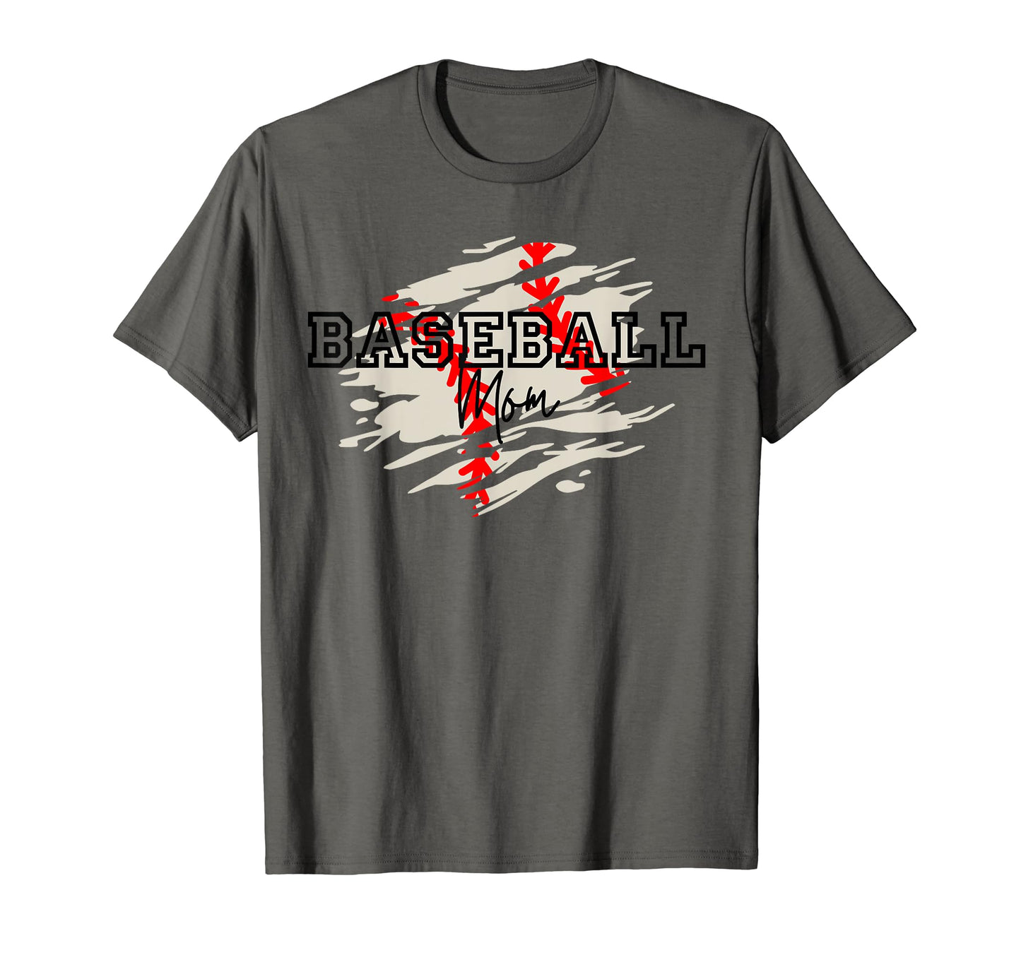 Distressed Baseball Mom T-Shirt - Trendy Graphic Men Women - T-Shirt, Sweatshirt, Hoodie