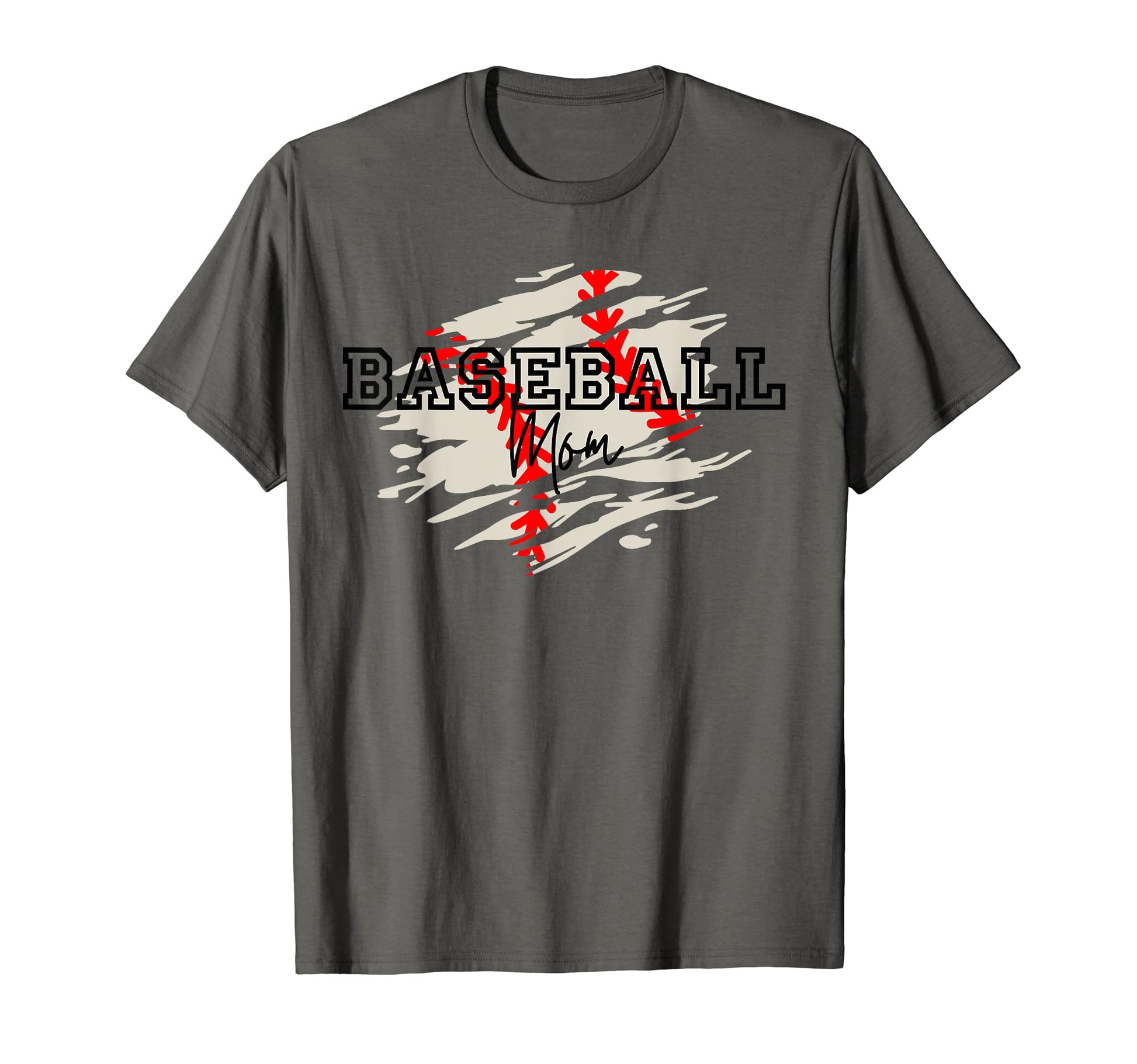Distressed Baseball Mom T-Shirt - Trendy Graphic Men Women - T-Shirt, Sweatshirt, Hoodie