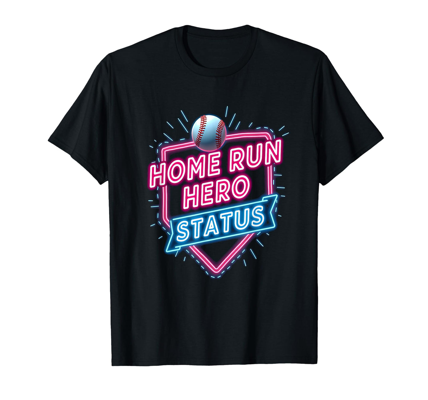 Arlington Baseball Home Run Hero Status T-Shirt - Fun Novelty Design Unisex - T-Shirt, Sweatshirt, Hoodie