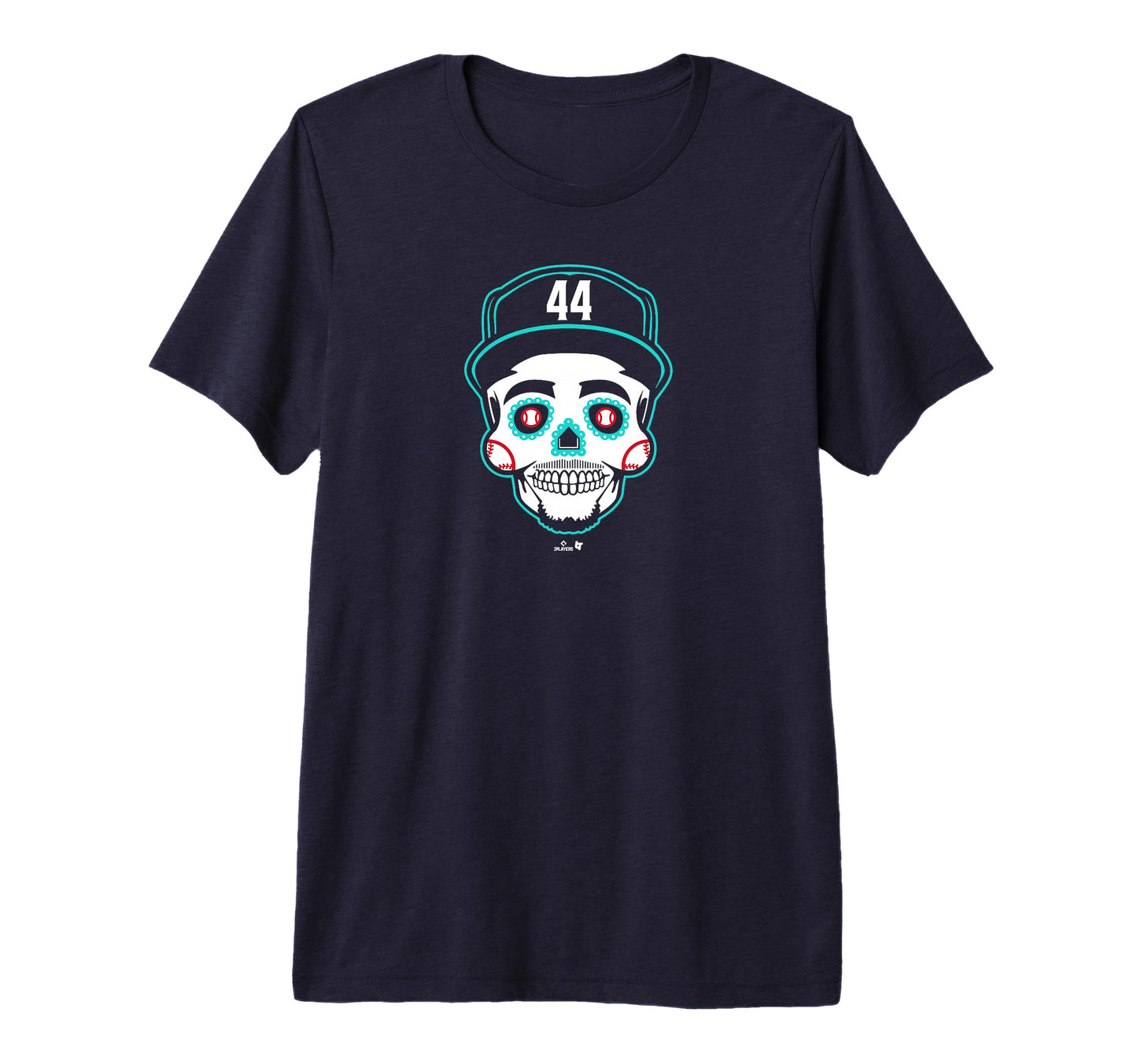 Julio Rodriguez Sugar Skull T-Shirt - Casual Everyday Wear for Adults - T-Shirt, Sweatshirt, Hoodie