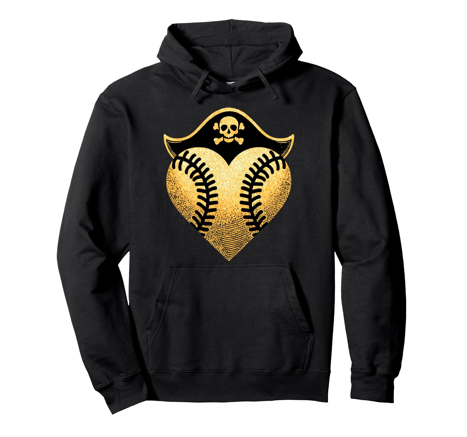 Baseball Pirate Baseball Player Hoodie - Graphic Print for Adults - T-Shirt, Sweatshirt, Hoodie