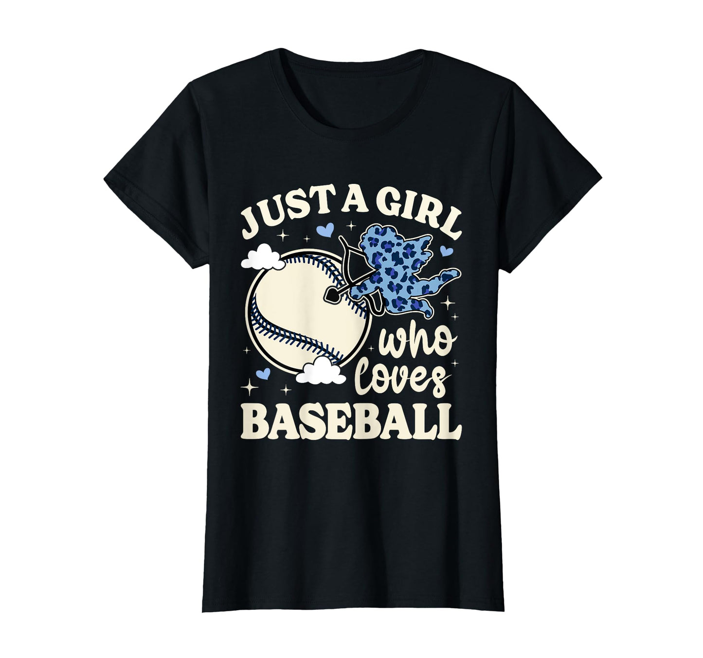 Just Who Loves Baseball Leopard Baseball T-Shirt - Graphic Print Unisex - T-Shirt, Sweatshirt, Hoodie