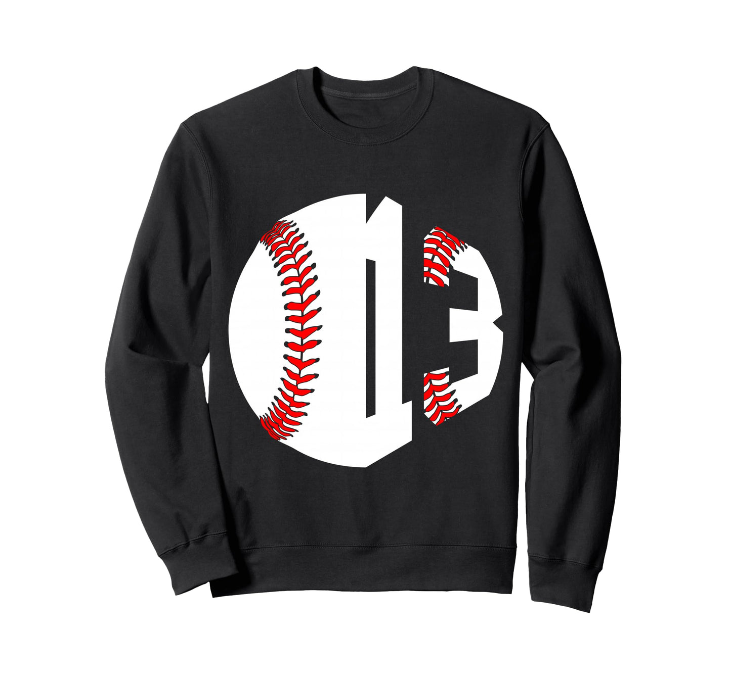 Number 13 Years Baseball 13Th Sweatshirt - Trendy Graphic Men Women - T-Shirt, Sweatshirt, Hoodie