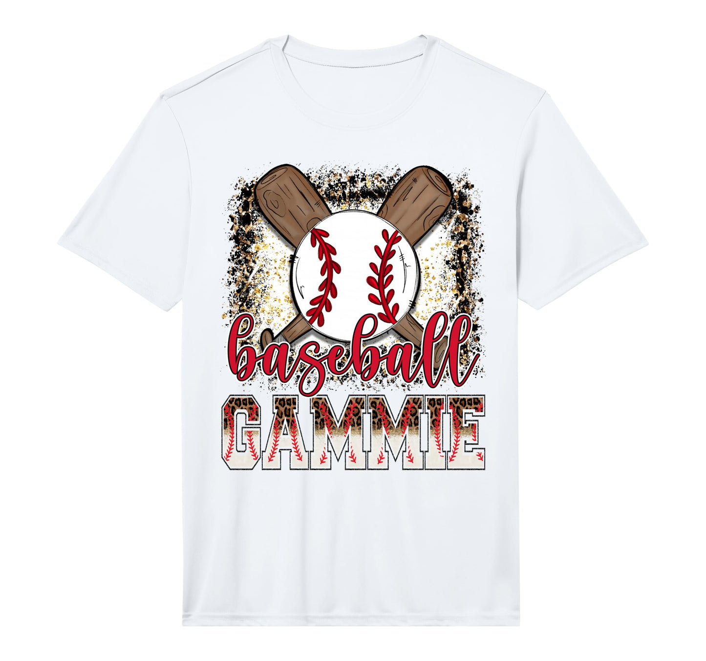 Baseball Gammie Leopard Proud Ball Gammie T-Shirt - Novelty Apparel Unisex - T-Shirt, Sweatshirt, Hoodie