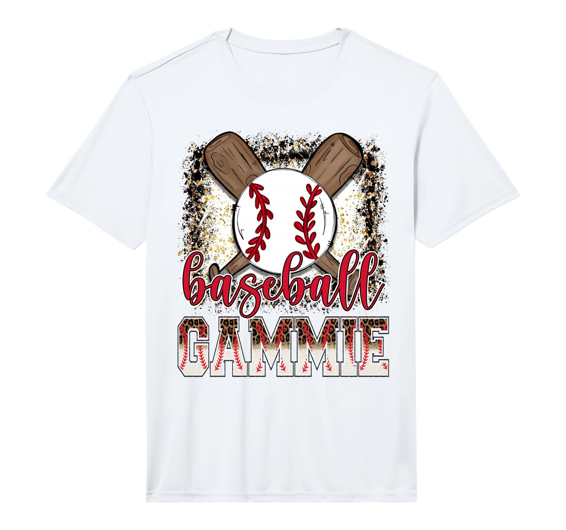 Baseball Gammie Leopard Proud Ball Gammie T-Shirt - Novelty Apparel Unisex - T-Shirt, Sweatshirt, Hoodie