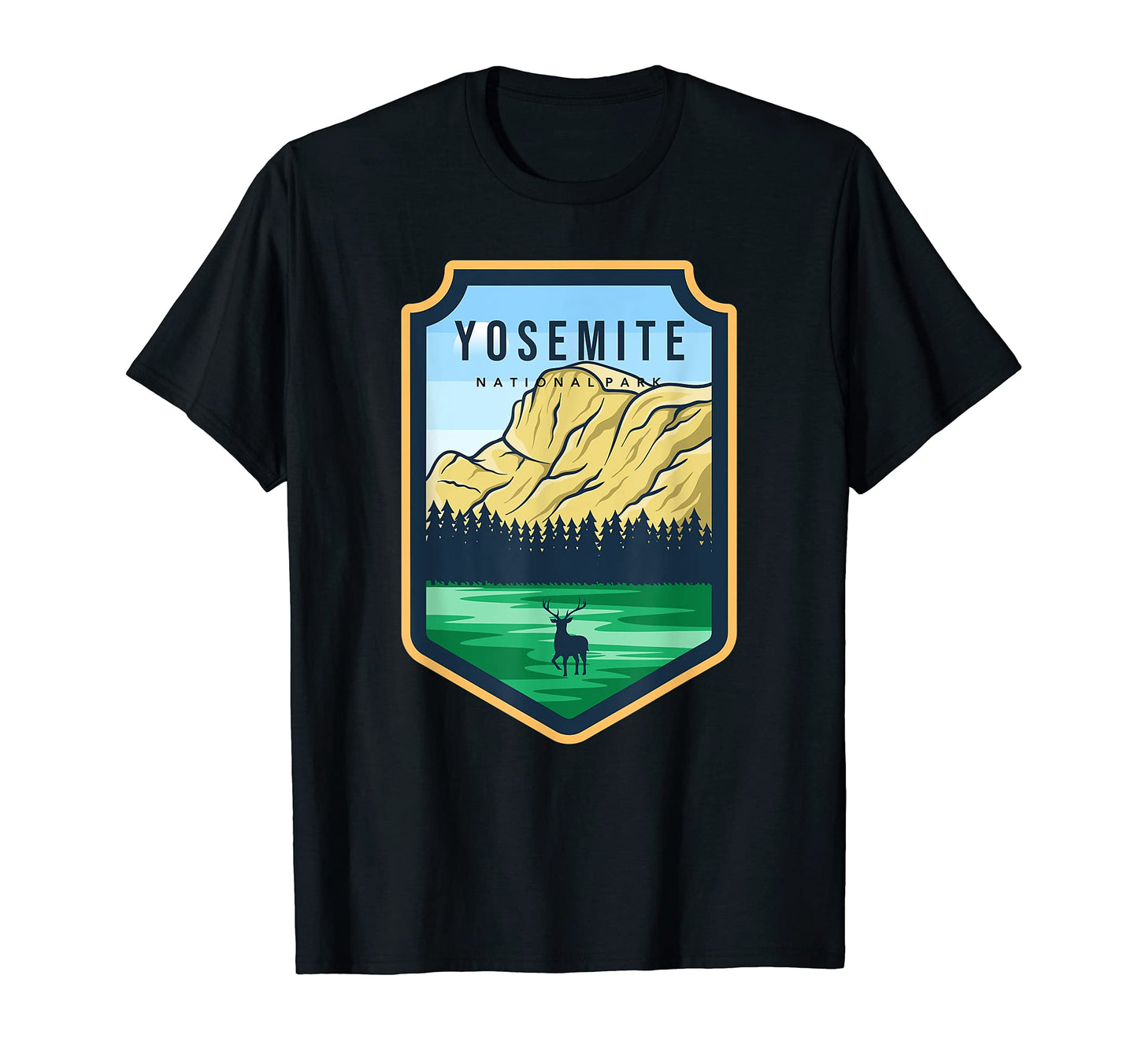Yosemite National Park California T-Shirt - Minimalist Print Unisex - T-Shirt, Sweatshirt, Hoodie