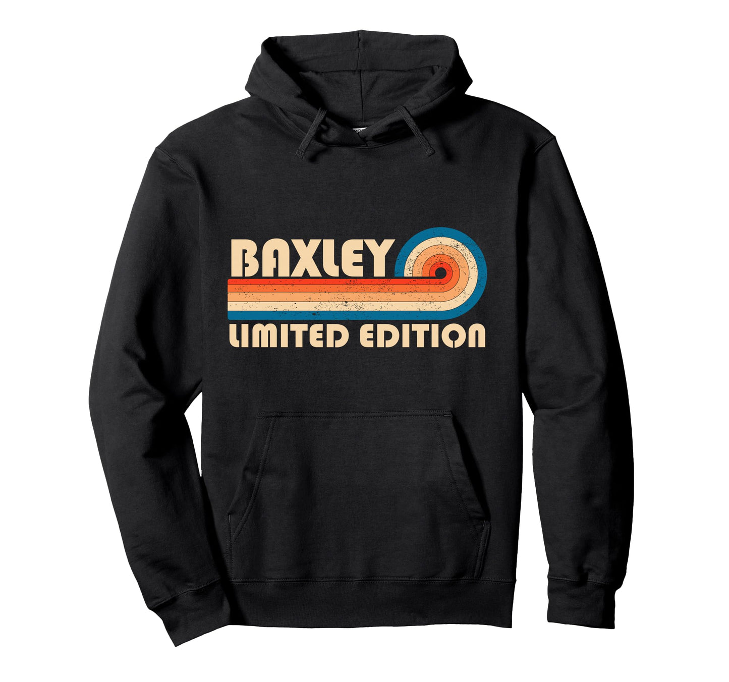 Baxley 70S 80S Sunset Stripe Hoodie - Streetwear Style Unisex - T-Shirt, Sweatshirt, Hoodie