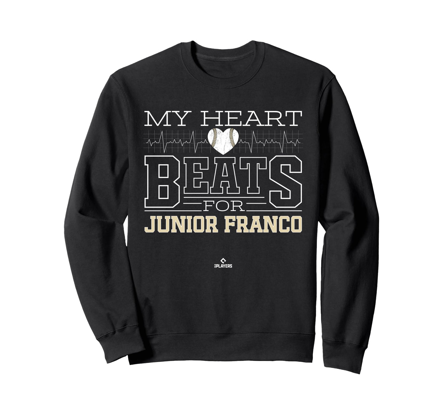 My Heart Beats Junior Franco Sweatshirt - Fun Novelty Design for Adults - T-Shirt, Sweatshirt, Hoodie