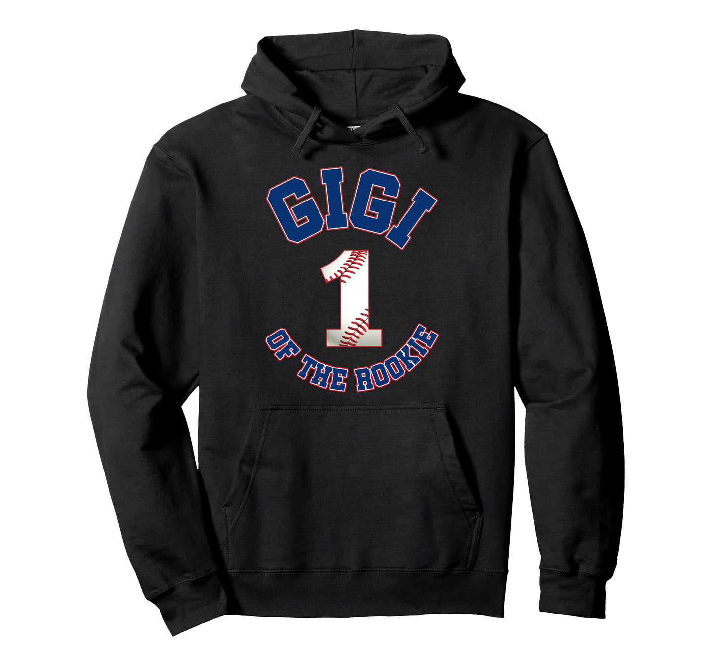 Gigi Rookie 1St Birthday Baseball Family Hoodie - Unique Graphic Men Women - T-Shirt, Sweatshirt, Hoodie