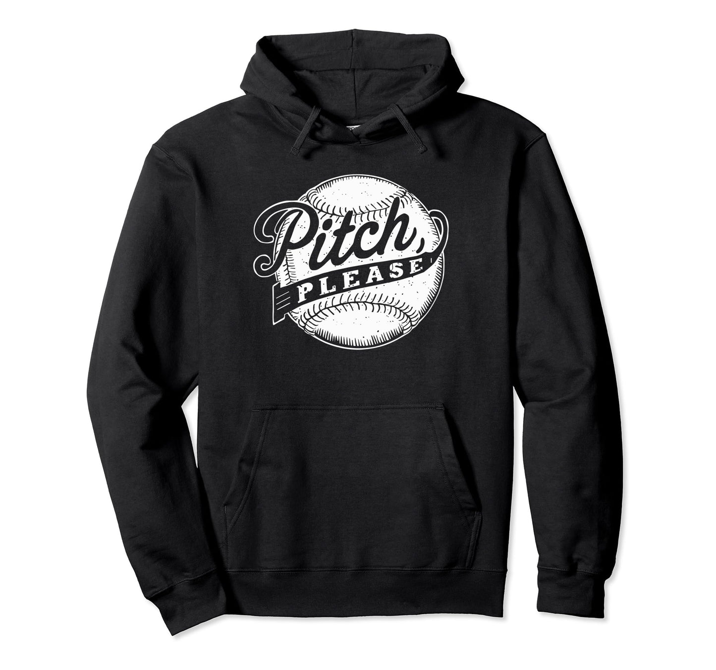 Pitching Baseball Player Pitch Please Hoodie - Minimalist Print Men Women - T-Shirt, Sweatshirt, Hoodie