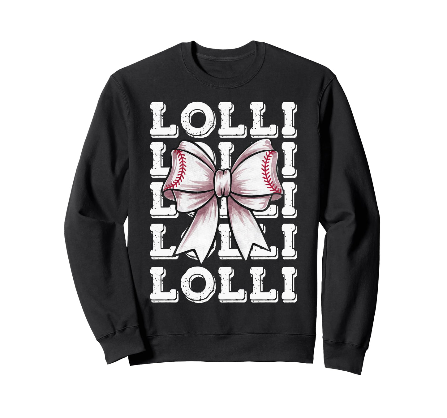 Coquette Baseball Lolli Matching Sweatshirt - Casual Everyday Wear Unisex - T-Shirt, Sweatshirt, Hoodie