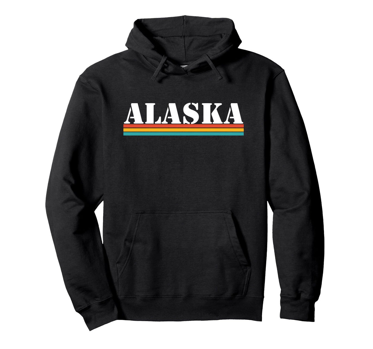 Alaska Stripes Hoodie - Fun Novelty Design for Adults - T-Shirt, Sweatshirt, Hoodie
