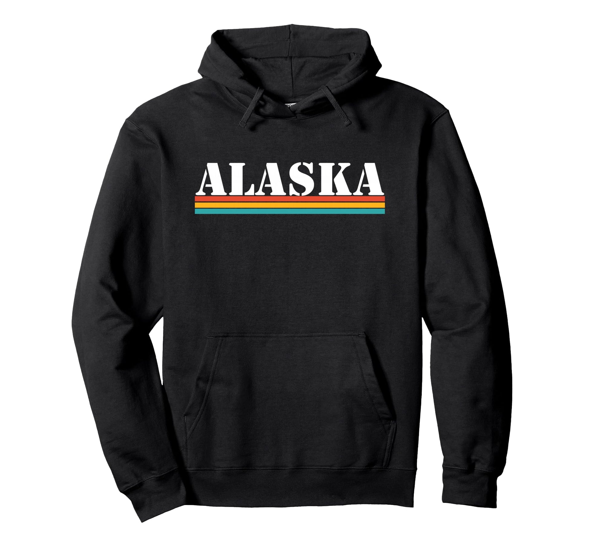 Alaska Stripes Hoodie - Fun Novelty Design for Adults - T-Shirt, Sweatshirt, Hoodie