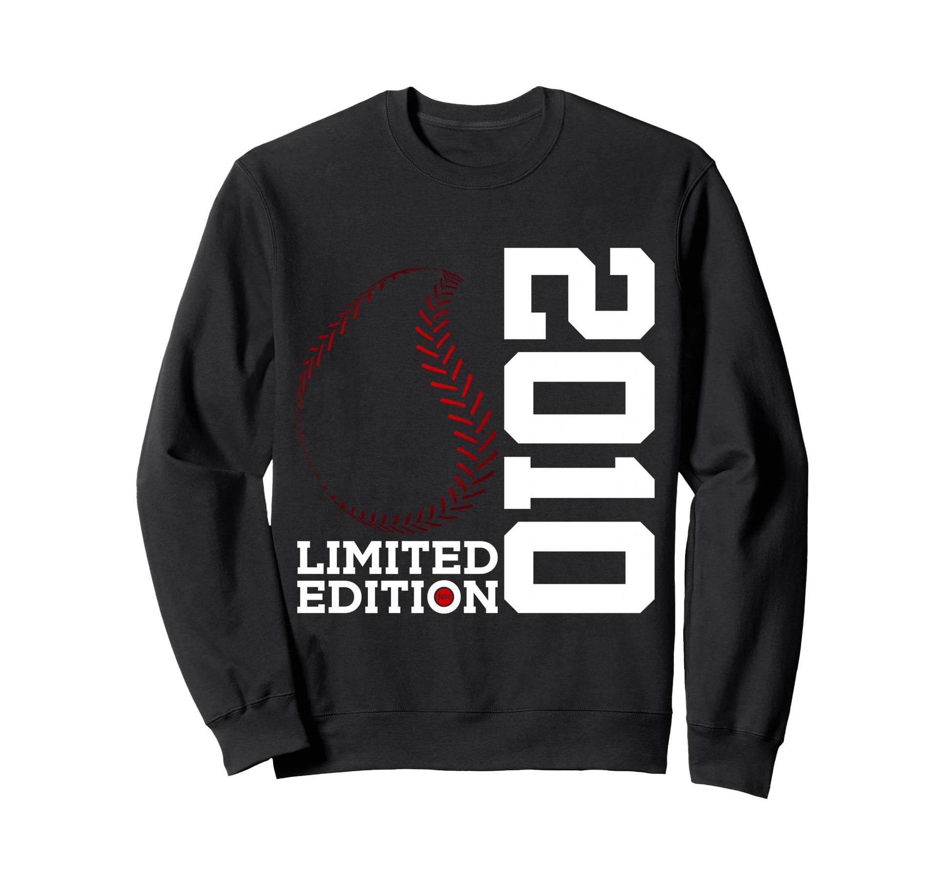 16Th Birthday Baseball 2010 Sweatshirt - Fun Novelty Design for Adults - T-Shirt, Sweatshirt, Hoodie