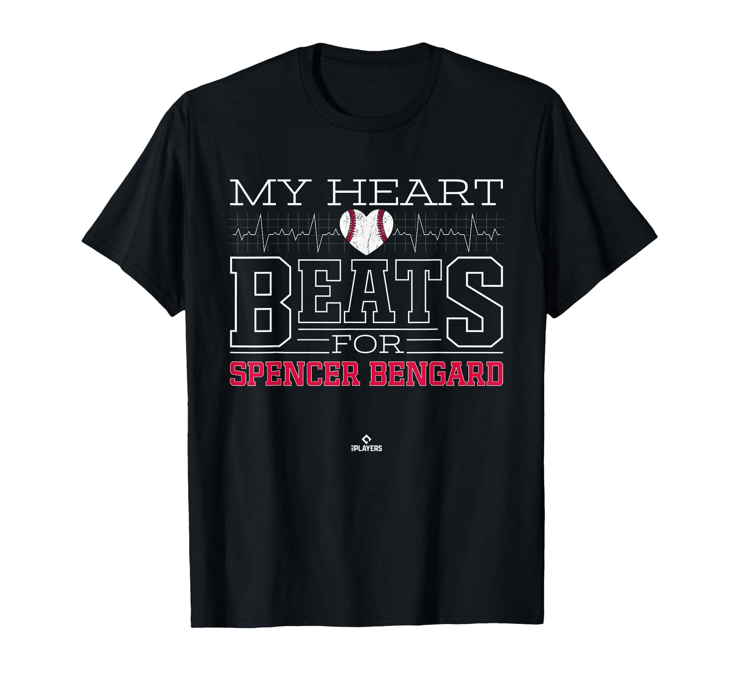 My Heart Beats Spencer Bengard T-Shirt - Casual Everyday Wear for Adults - T-Shirt, Sweatshirt, Hoodie