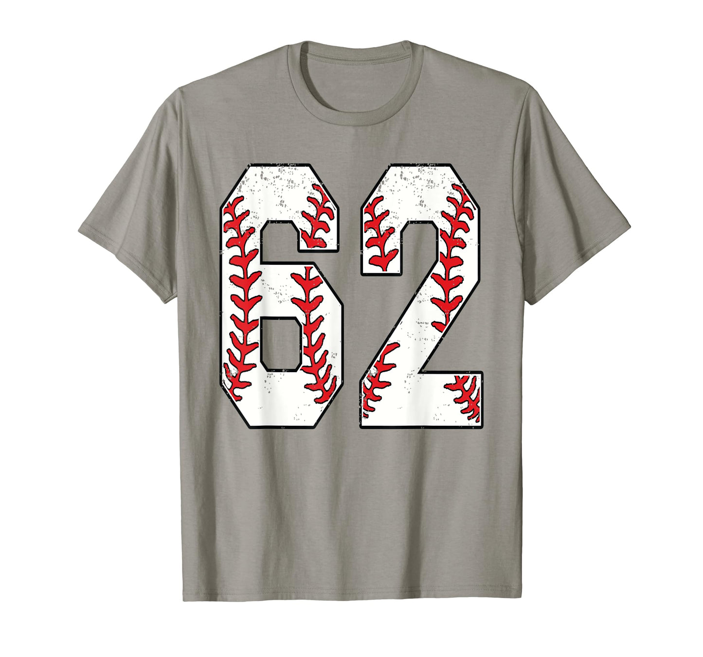 Number 62 Baseball 62 Jersey Number T-Shirt - Minimalist Print Unisex - T-Shirt, Sweatshirt, Hoodie