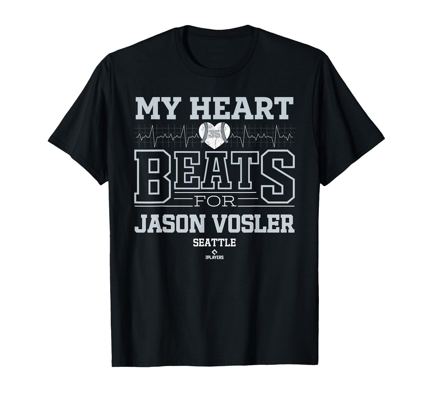My Heart Beats Jason Vosler Seattle T-Shirt - Streetwear Style Unisex - T-Shirt, Sweatshirt, Hoodie