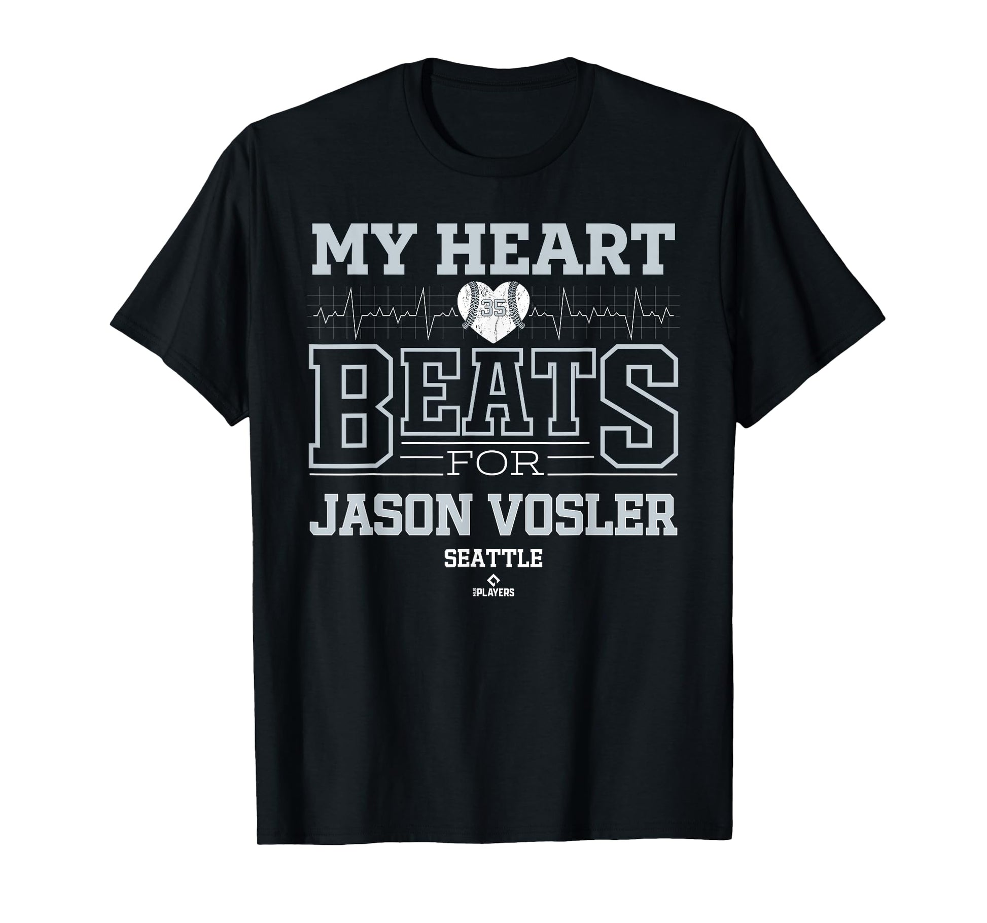 My Heart Beats Jason Vosler Seattle T-Shirt - Streetwear Style Unisex - T-Shirt, Sweatshirt, Hoodie