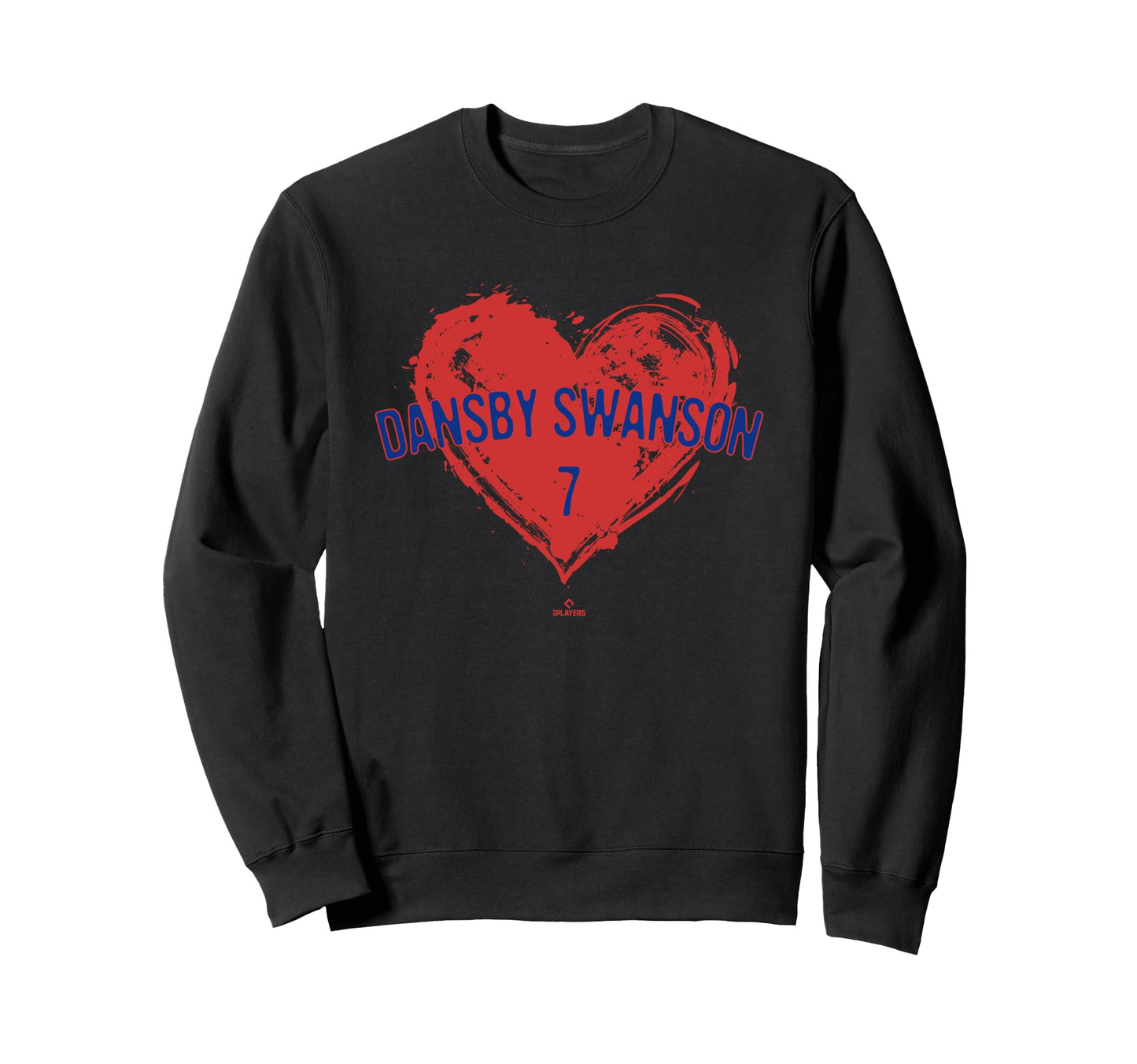 Distressed Heart Dansby Sweatshirt - Casual Everyday Wear for Adults - T-Shirt, Sweatshirt, Hoodie