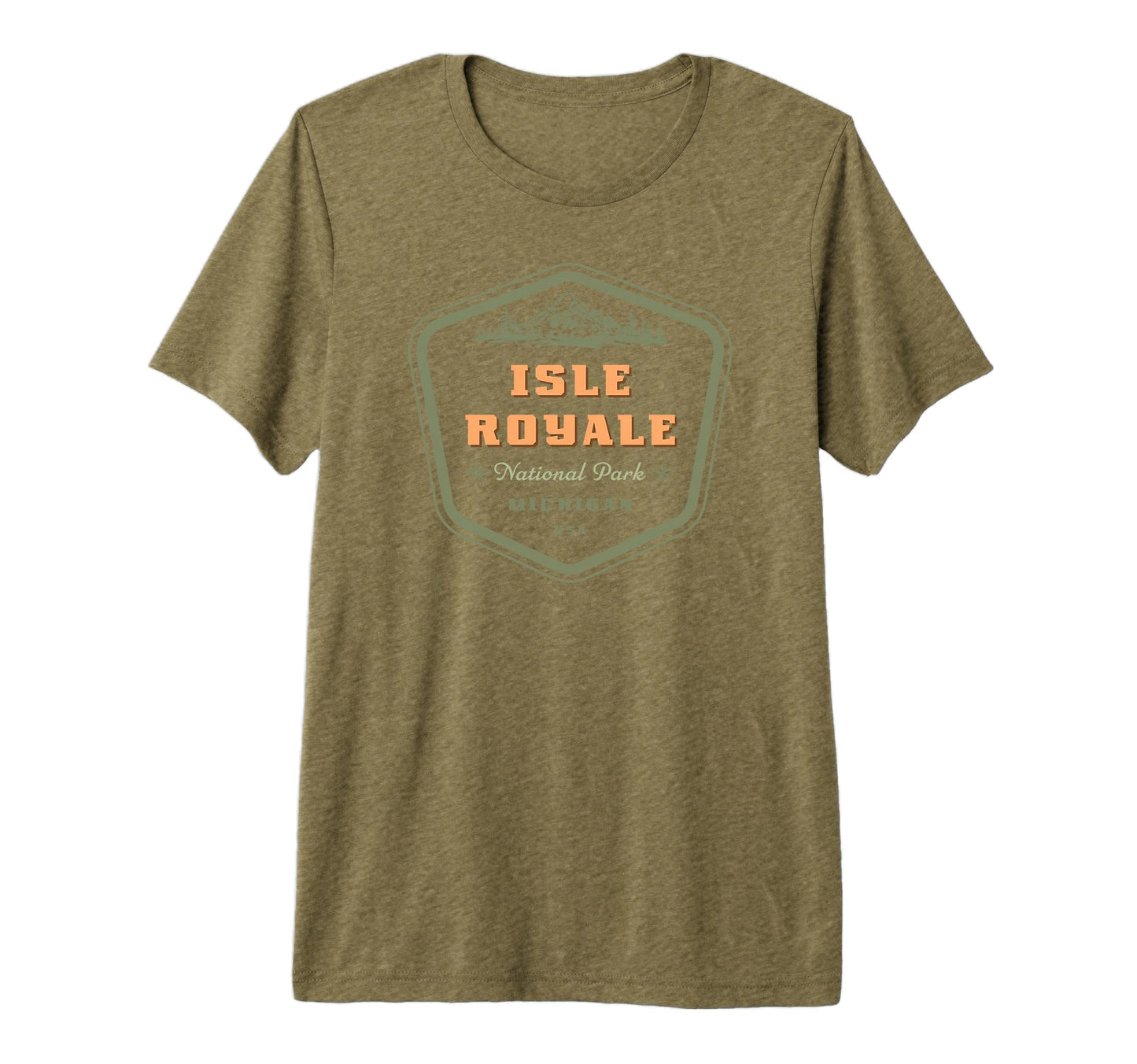 Isle Royale National Park Michigan Tri T-Shirt - Unique Graphic Men Women - T-Shirt, Sweatshirt, Hoodie
