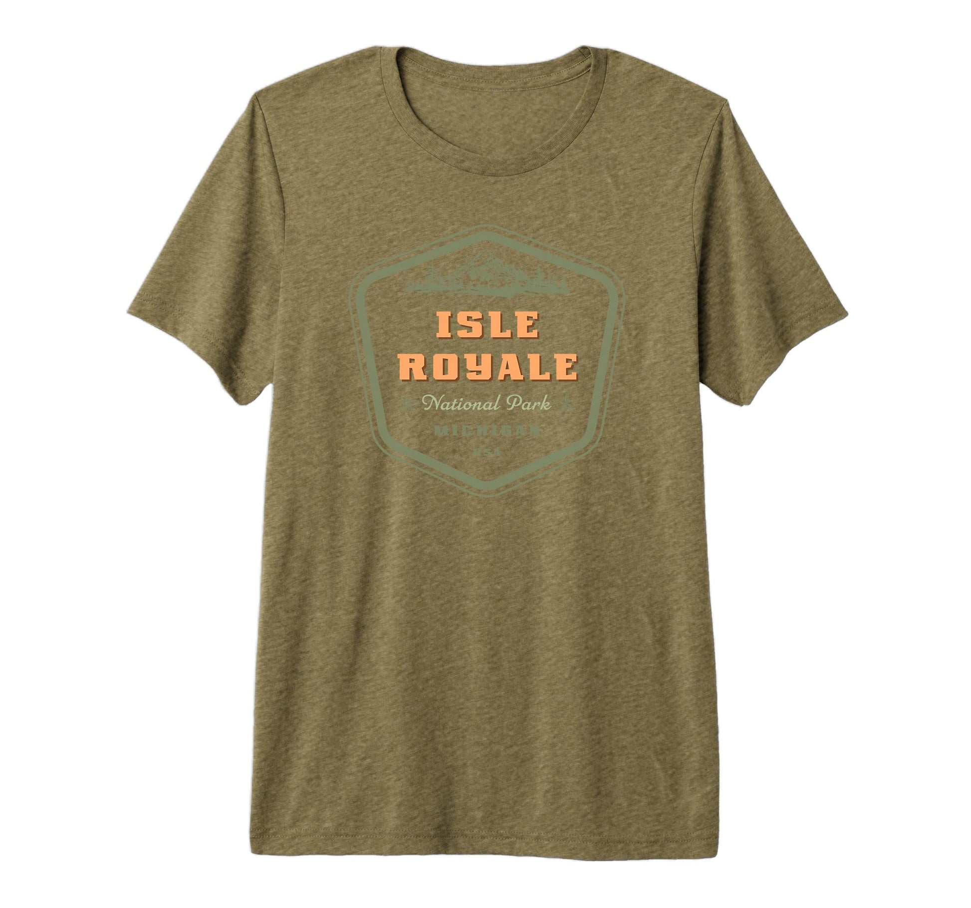 Isle Royale National Park Michigan Tri T-Shirt - Unique Graphic Men Women - T-Shirt, Sweatshirt, Hoodie