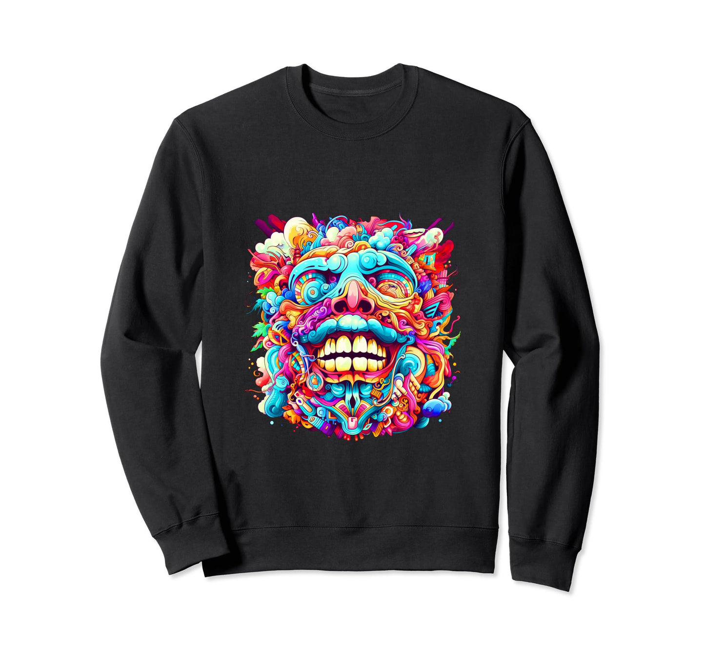 Funny 80S 90S Synthwave Sweatshirt - Custom Art Print for Adults - T-Shirt, Sweatshirt, Hoodie