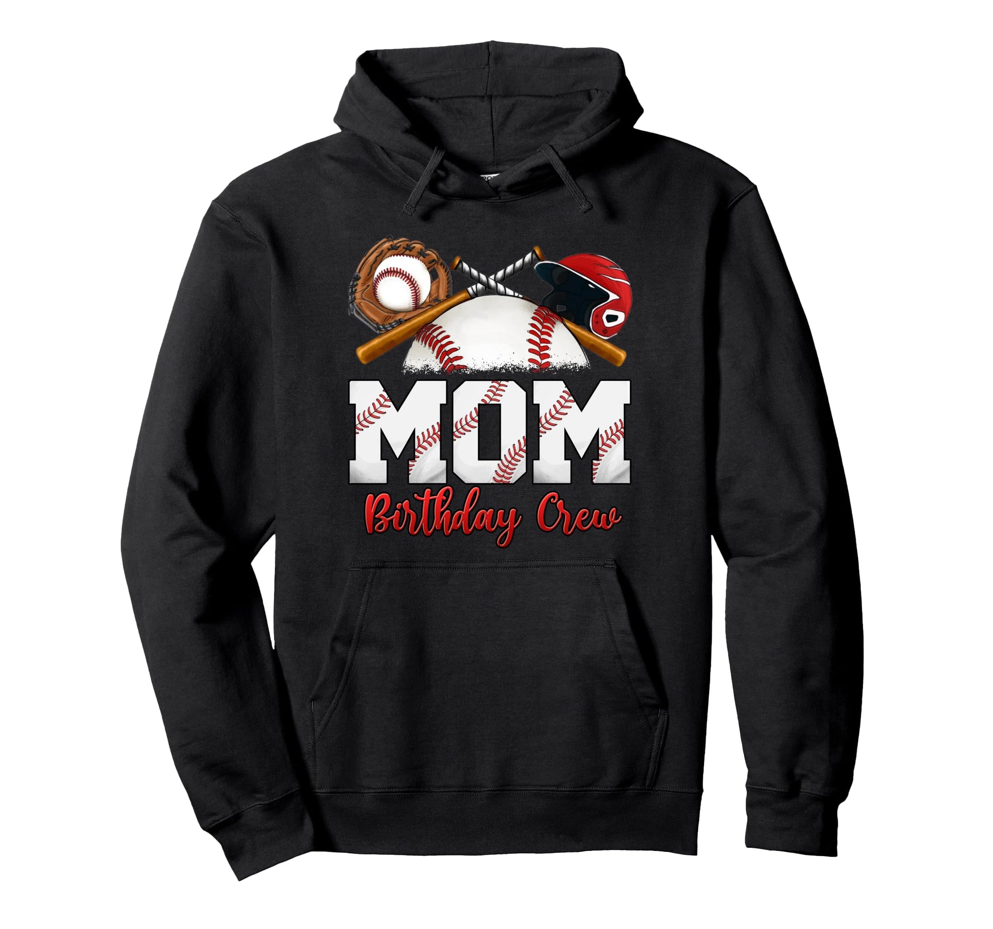 Baseball Birthday Party Sports Family Hoodie - Minimalist Print for Adults - T-Shirt, Sweatshirt, Hoodie