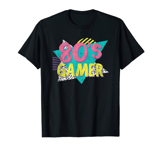 80S Gamer 1980S Gaming T-Shirt - Aesthetic Graphic Unisex - T-Shirt, Sweatshirt, Hoodie