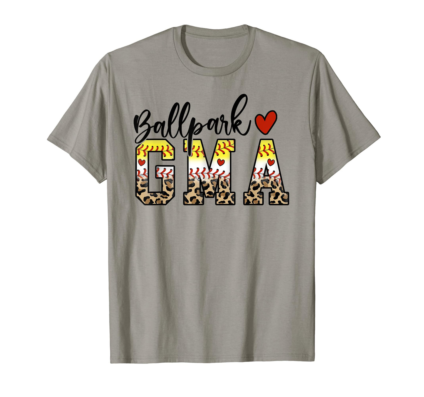 Ballpark Gma Baseball Softball Mom T-Shirt - Aesthetic Graphic Unisex - T-Shirt, Sweatshirt, Hoodie