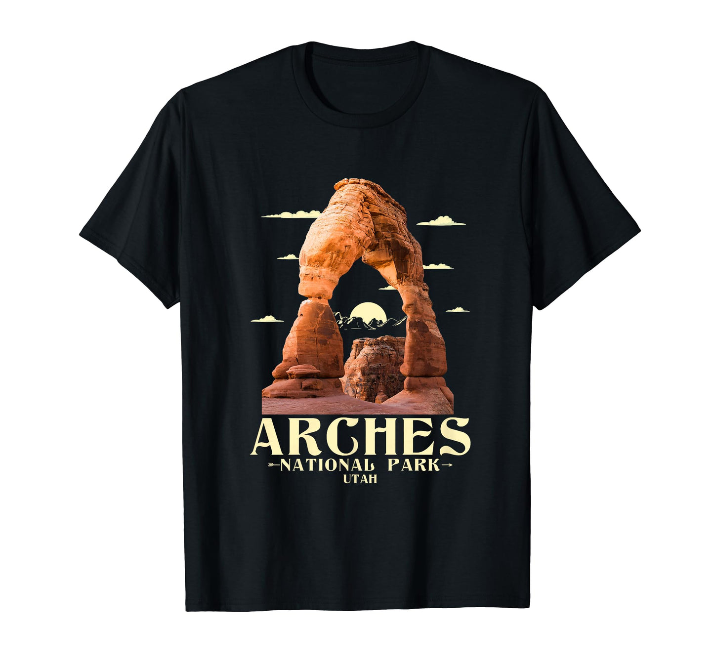 Arches National Park Hiking Camping T-Shirt - Aesthetic Graphic Unisex - T-Shirt, Sweatshirt, Hoodie