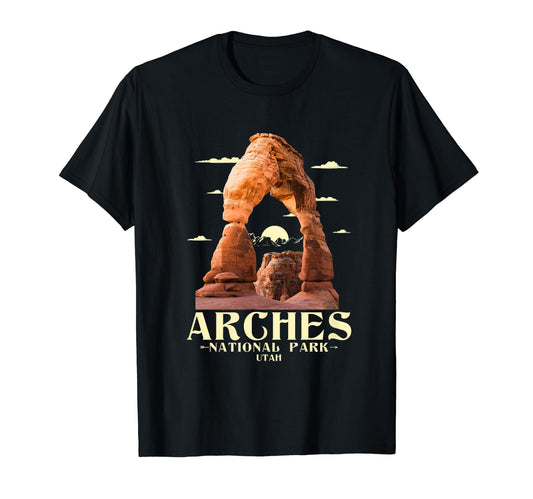 Arches National Park Hiking Camping T-Shirt - Aesthetic Graphic Unisex - T-Shirt, Sweatshirt, Hoodie