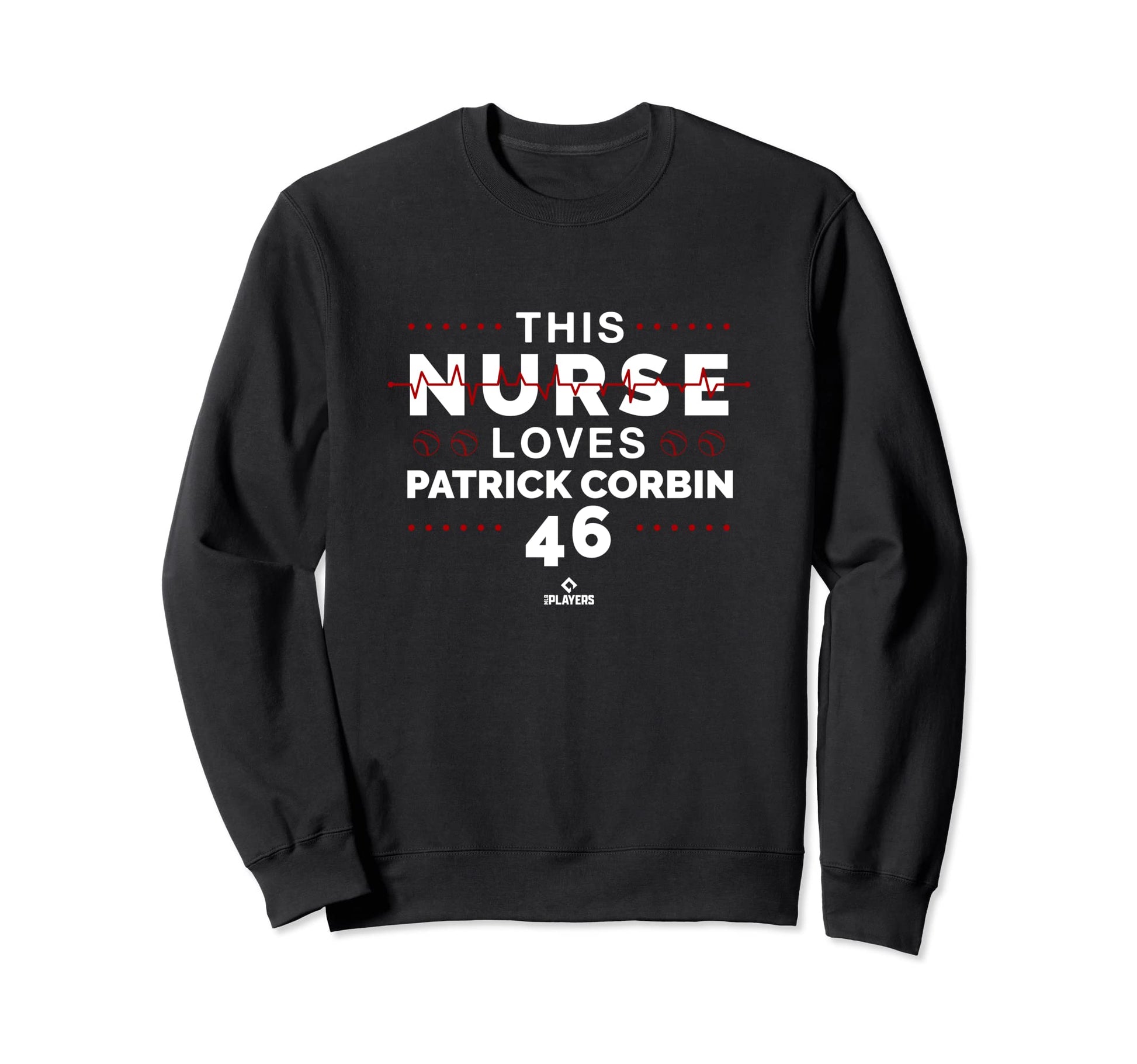 This Nurse Loves Patrick Corbin Sweatshirt - Fun Novelty Design for Adults - T-Shirt, Sweatshirt, Hoodie