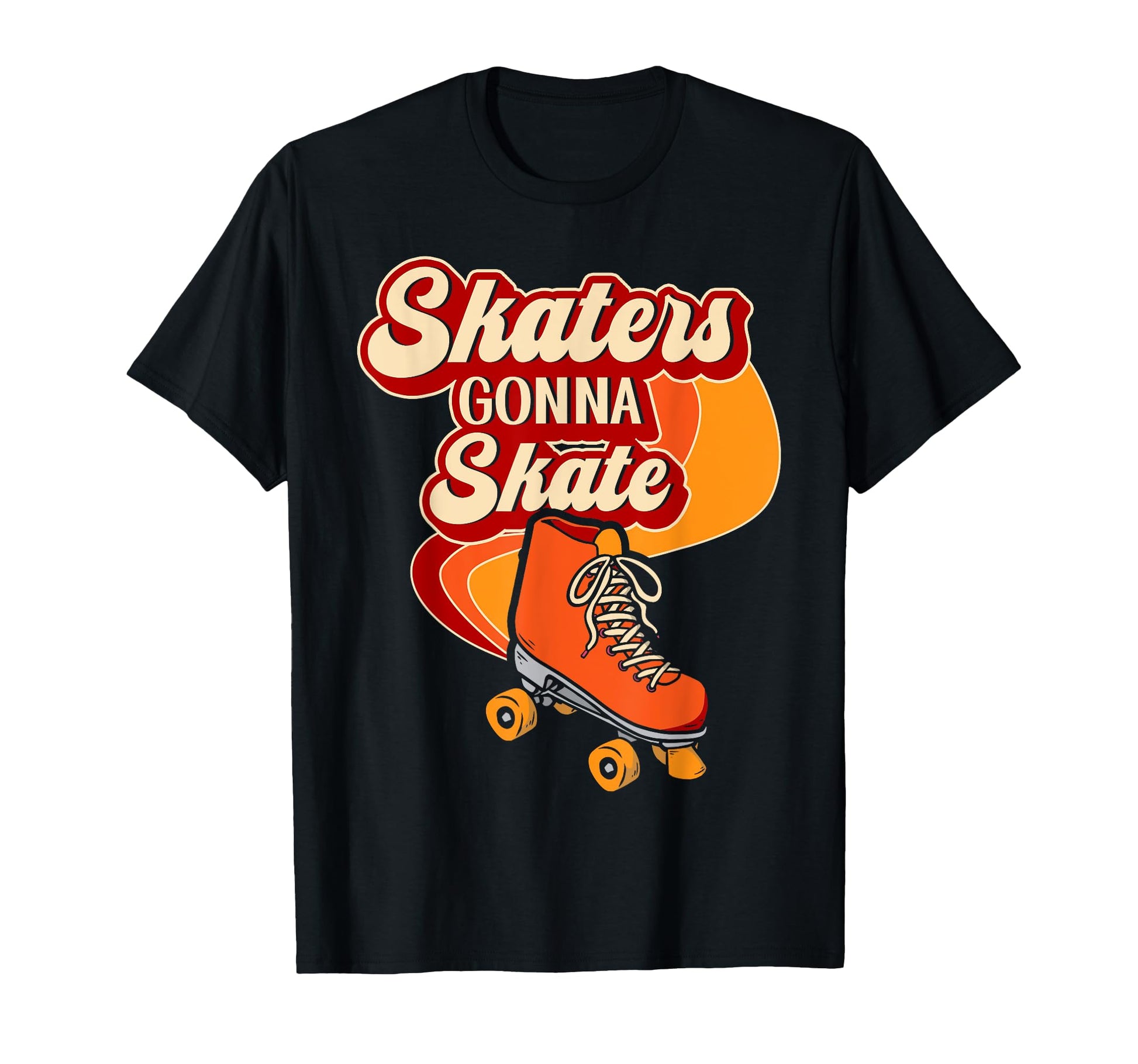 Roller Skating Skate 1970S Skaters T-Shirt - Minimalist Print for Adults - T-Shirt, Sweatshirt, Hoodie