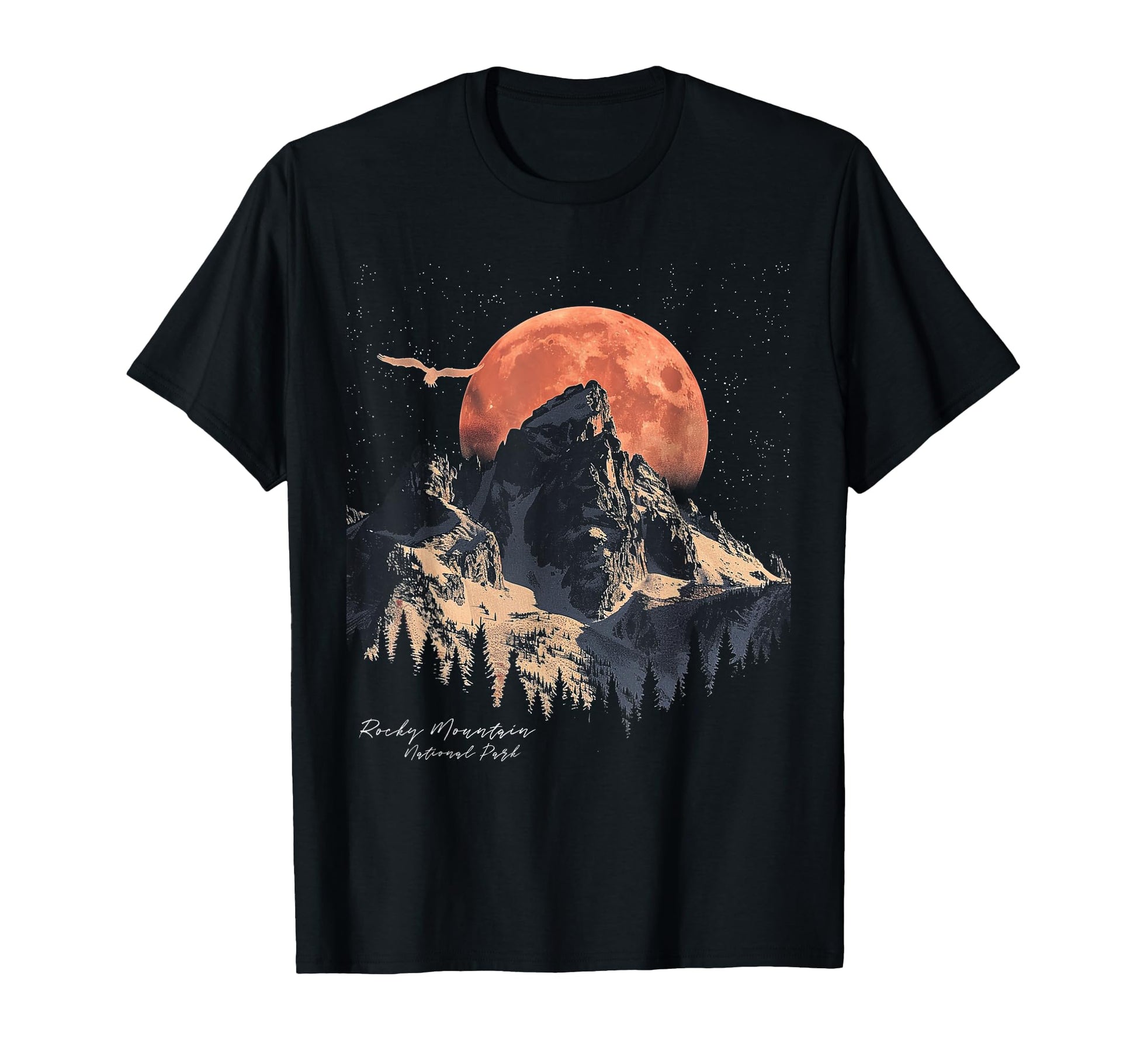 Rocky Mountain Us National Park T-Shirt - Minimalist Print for Adults - T-Shirt, Sweatshirt, Hoodie