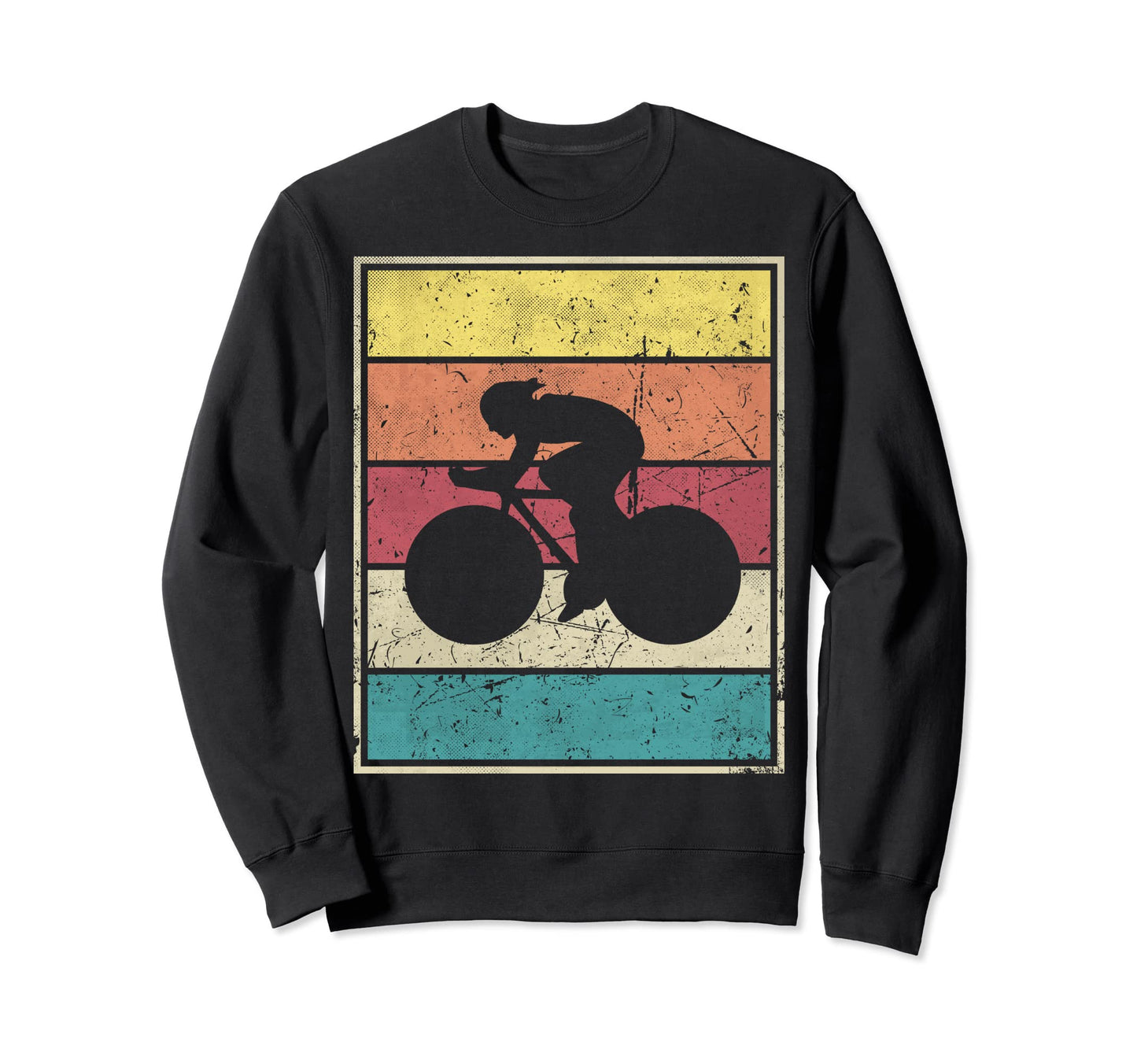 Cyklist Cycling Stripes Sweatshirt - Trendy Graphic for Adults - T-Shirt, Sweatshirt, Hoodie