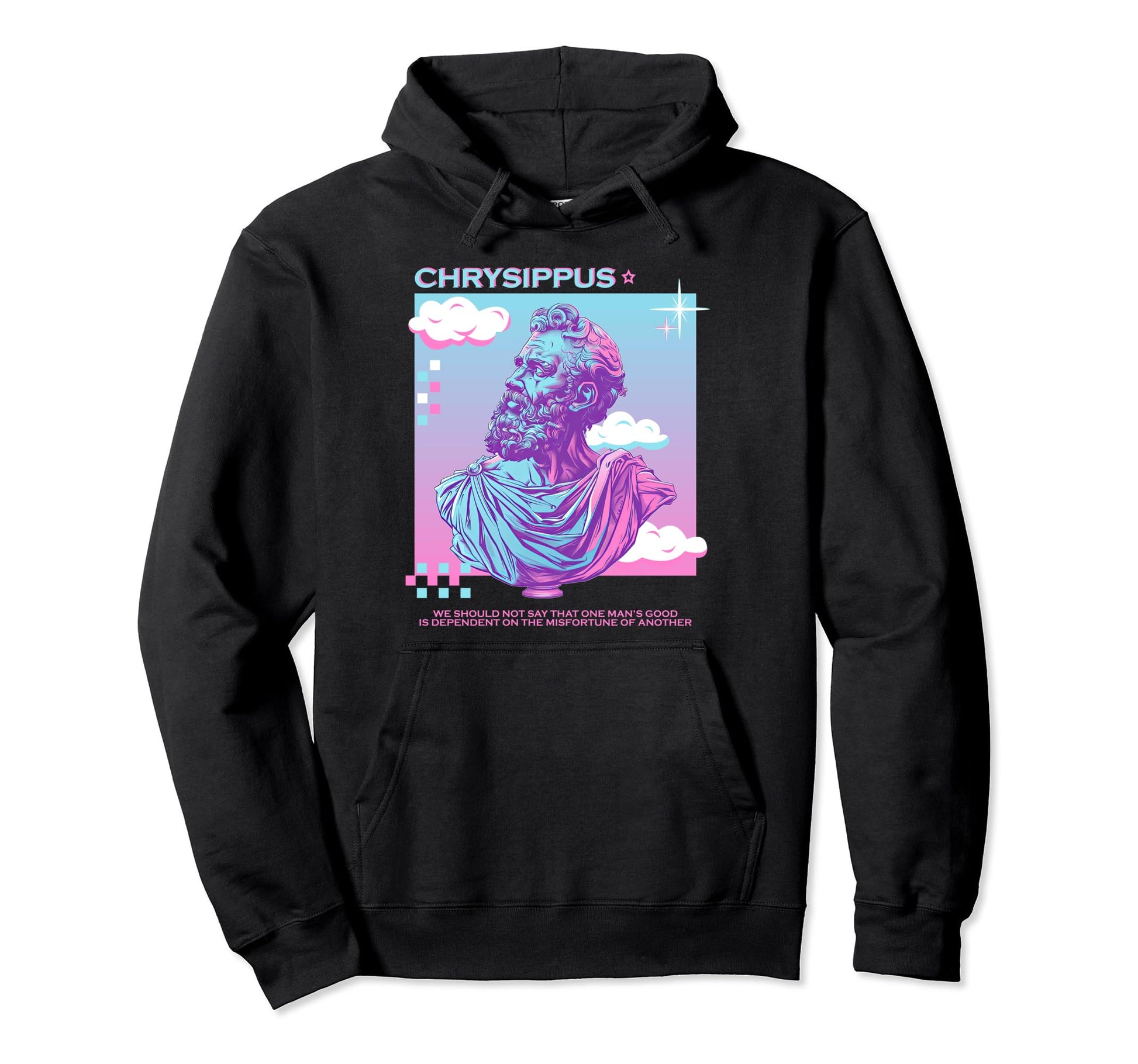 Chrysippus Y2K Aesthetic 2000S Stoic Hoodie - Graphic Print Unisex - T-Shirt, Sweatshirt, Hoodie