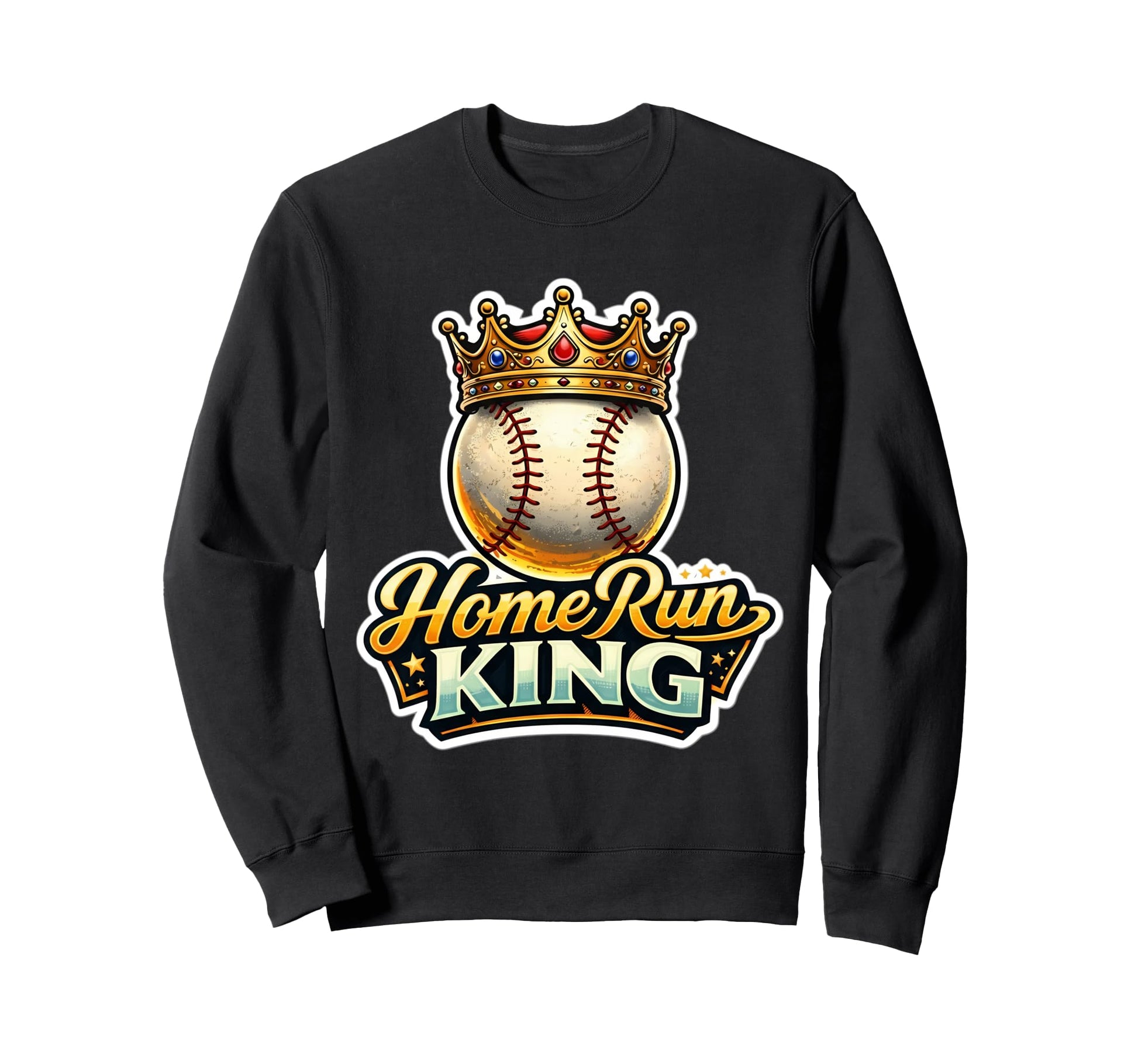 Home Run King Mens Baseball Player Sweatshirt - Graphic Print Men Women - T-Shirt, Sweatshirt, Hoodie